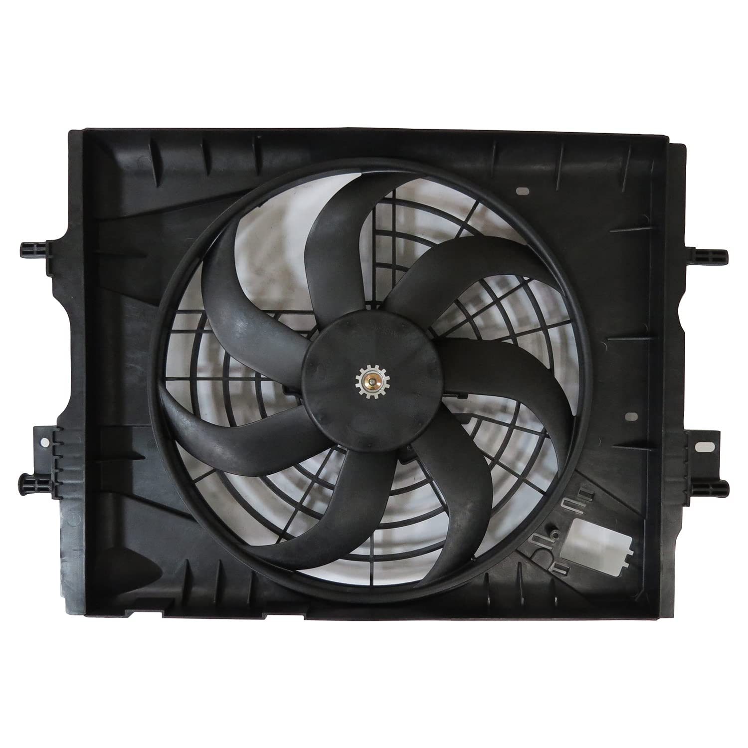 TYC 624640 Cooling Fan Assembly Replacement for 2018-2019 Nissan Kicks - Engine Cooling System Part - Perfect for Overheating Prevention & Summer Driving