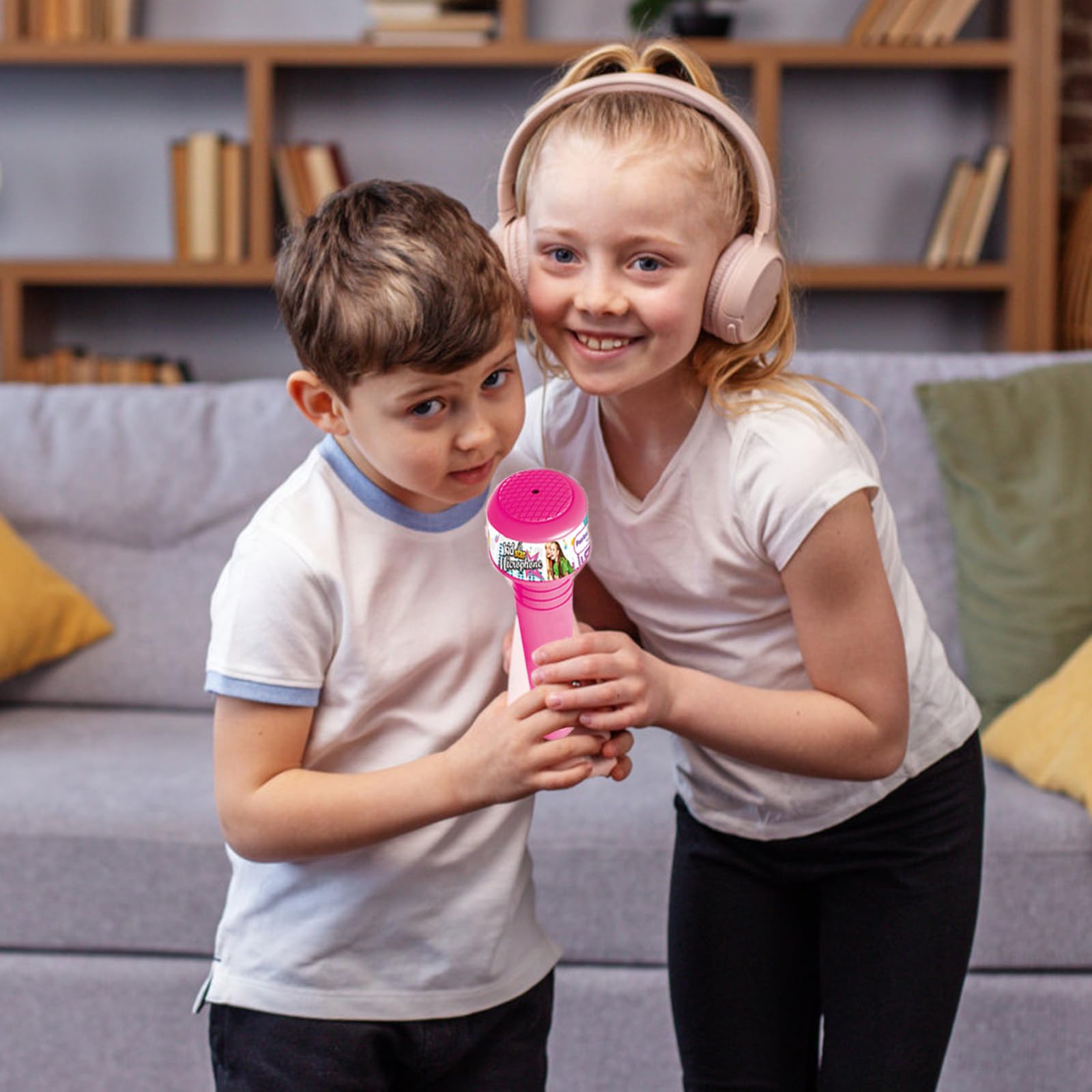 **Lambo Kids Microphone with Stand - Portable Karaoke Microphone for Toddlers & Children, MP3 Mode, Singing Toy for Girls & Boys - Perfect for Birthday Gifts, Home Karaoke & Party Fun**