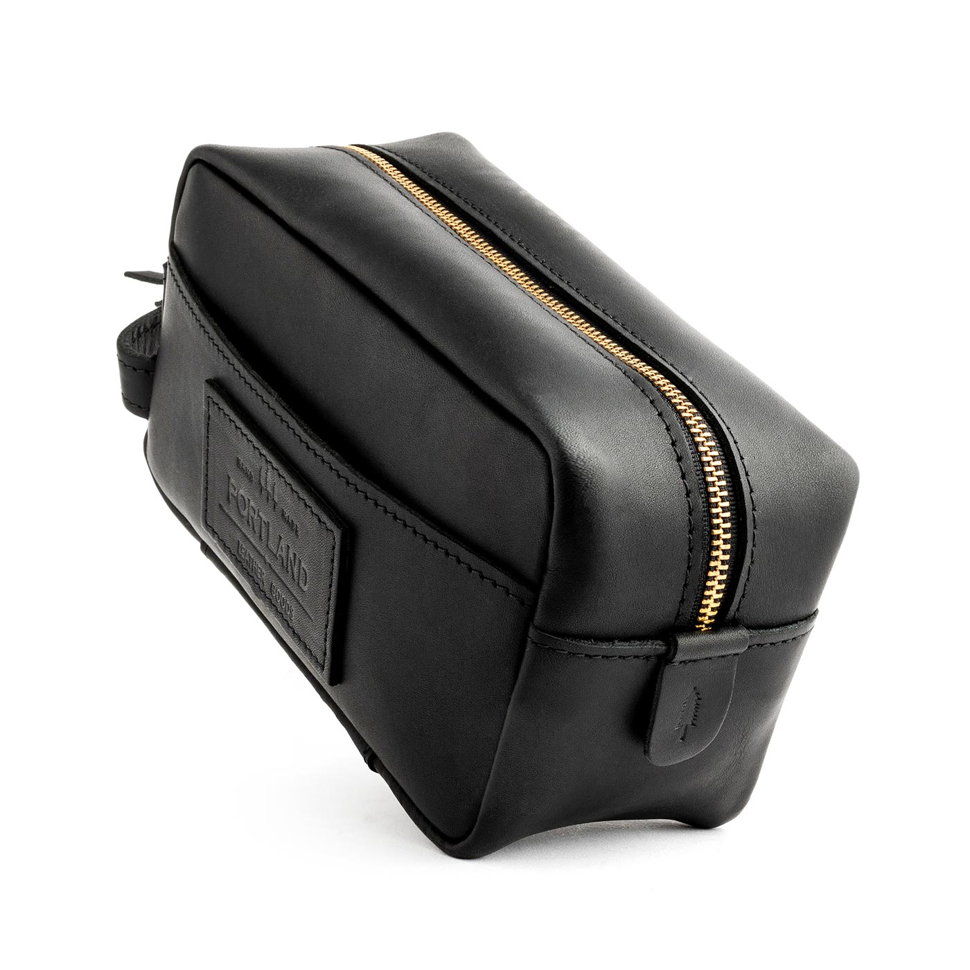 Premium Leather Dopp Kit for Men - Travel Toiletry Bag with Waterproof Lining - Perfect for Gym, Business Trips & Weekend Getaways