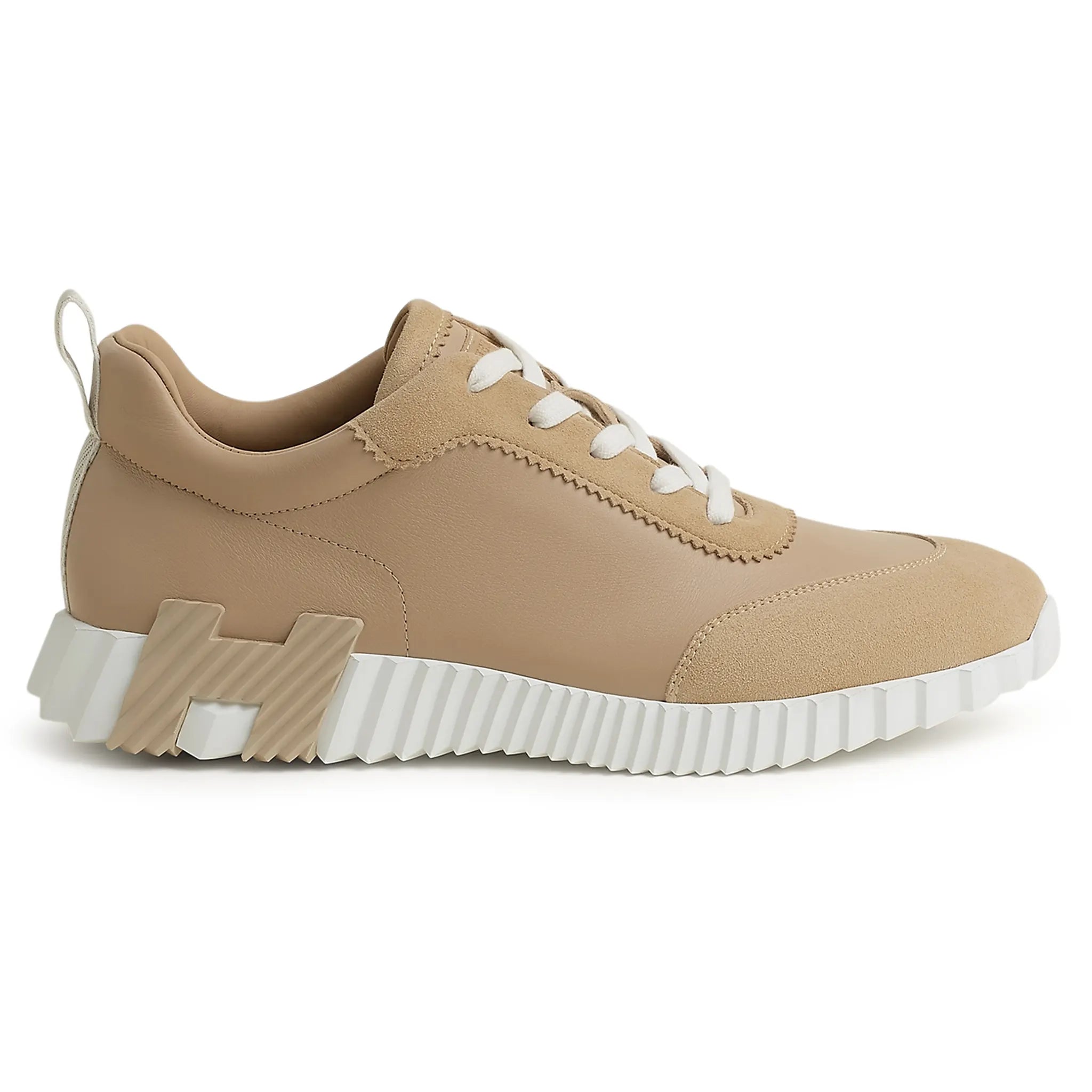 Hermès Paris Bouncing Sneaker - Beige Linen Luxury Casual Shoes for Women | Perfect for Everyday Wear, Office & Social Events