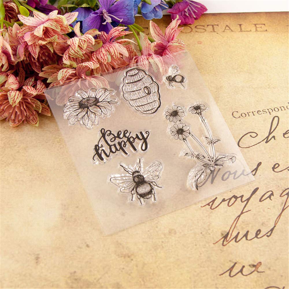 Arrietty Daisy Clear Stamps for Card Making & Scrapbooking - DIY Craft Decor
