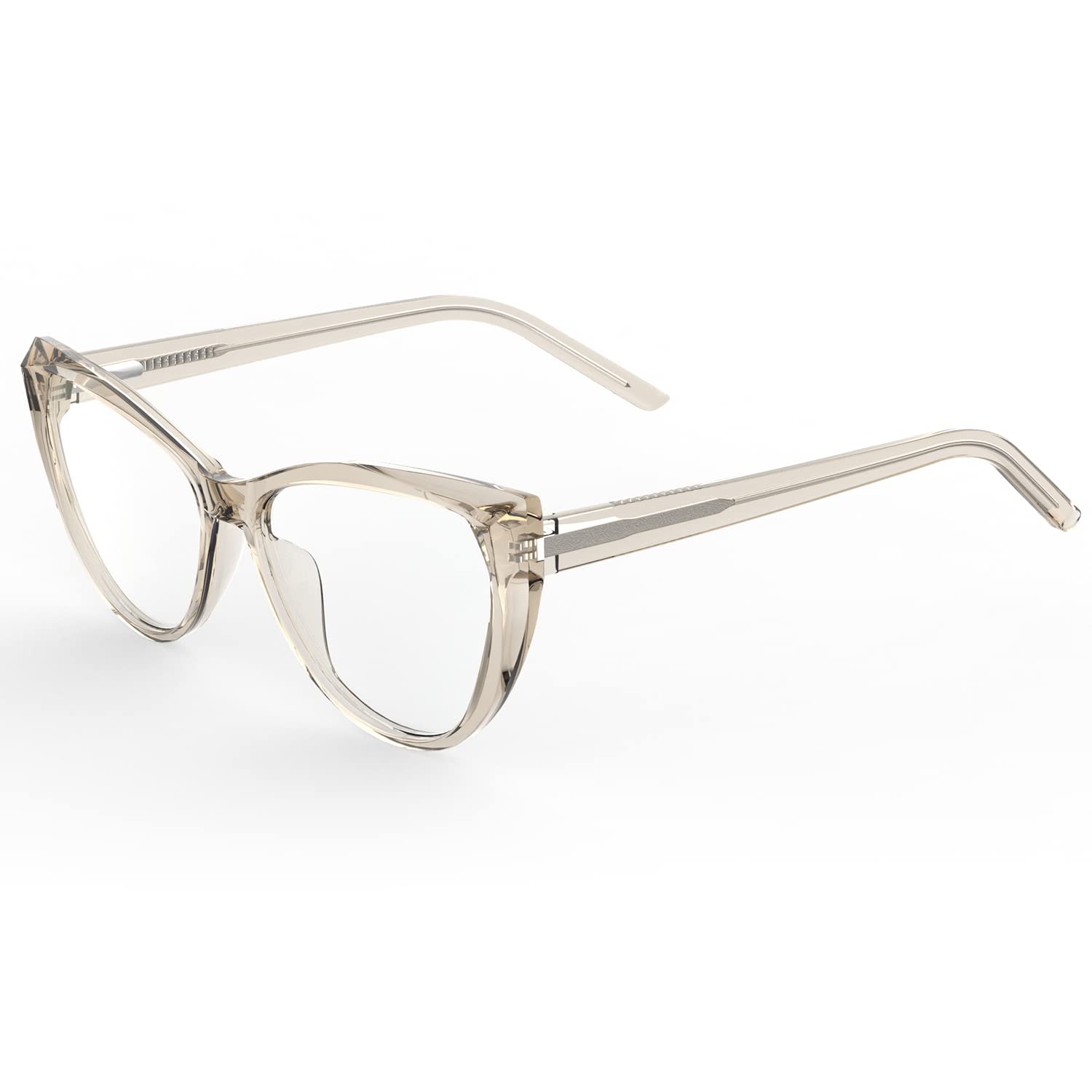 Blue Light Blocking Glasses for Computer & Gaming - Anti Eye Strain Cat Eye Style for Women & Men - Perfect for Office Work, Screen Time & Nighttime Use