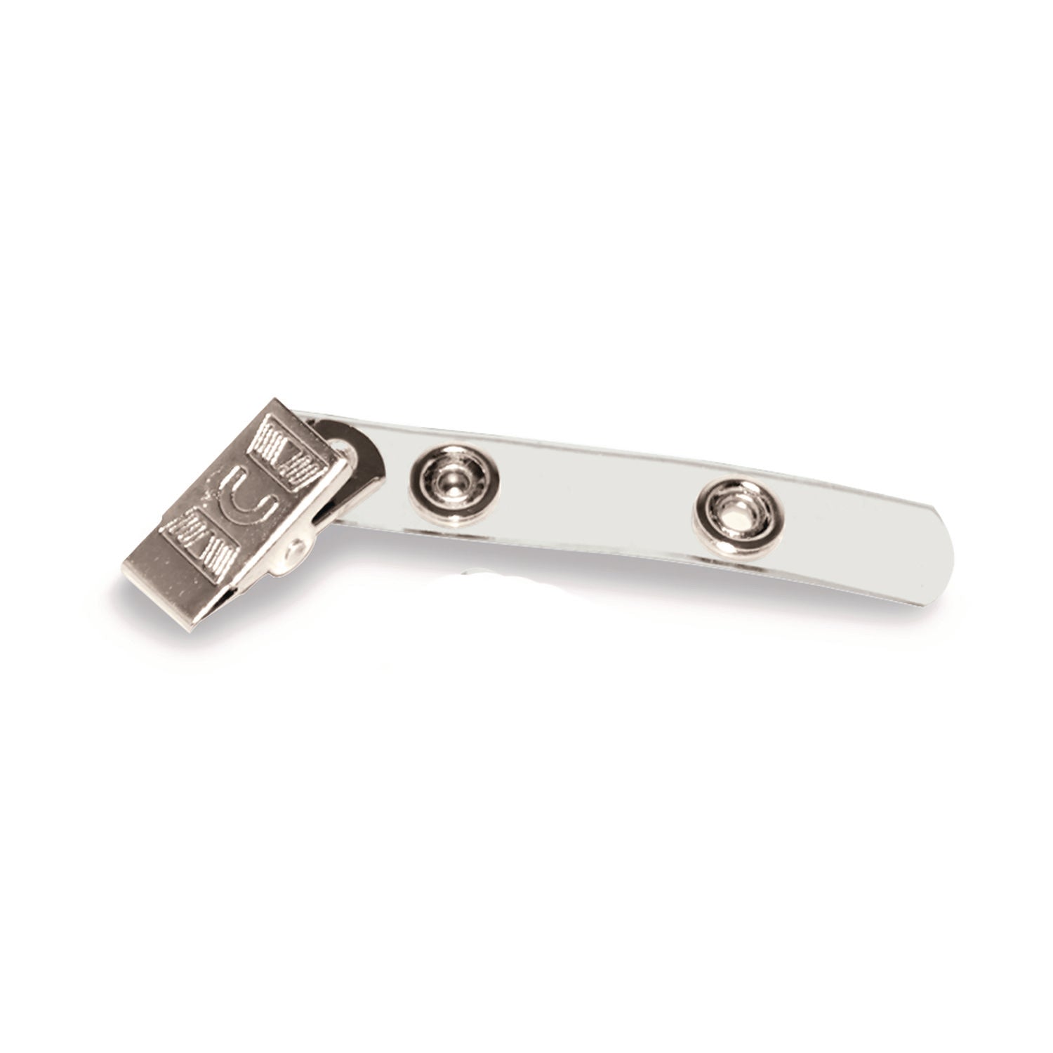 Advantus Clear Badge Holders with Clips - 0.38