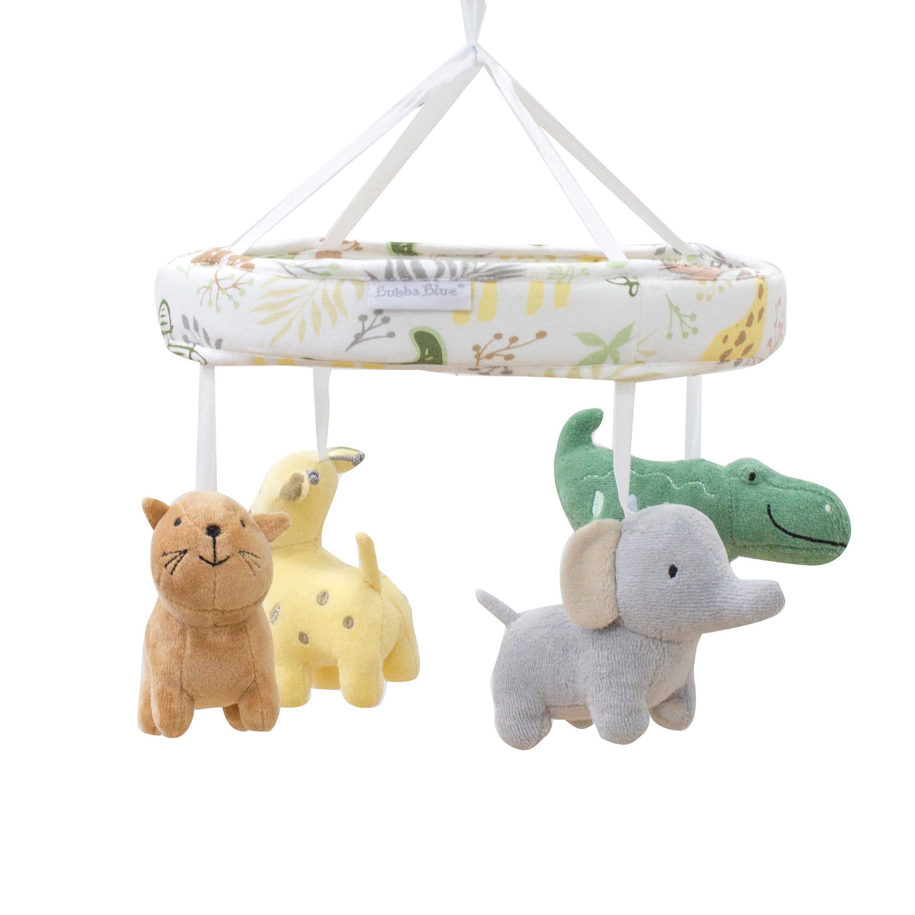Jungle Bamboo Musical Mobile - Buy One Get One Free - Perfect for Baby Nurseries & Soothing Lullabies