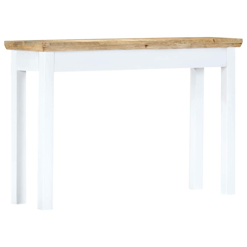 Rustic Console Sofa Table with Drawer - Solid Wood End Table, Computer Desk & Coffee Snack Table for Living Room, Hallway or Home Office - Perfect for Small Spaces, TV Stand & Entryway Decor