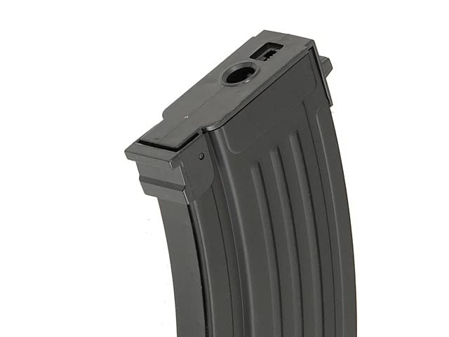 CYMA 200 Round Mid Cap Magazine for AK47/AK74 Airsoft Guns - Durable Metal Airsoft Magazine for Tactical Training & Competitive Shooting