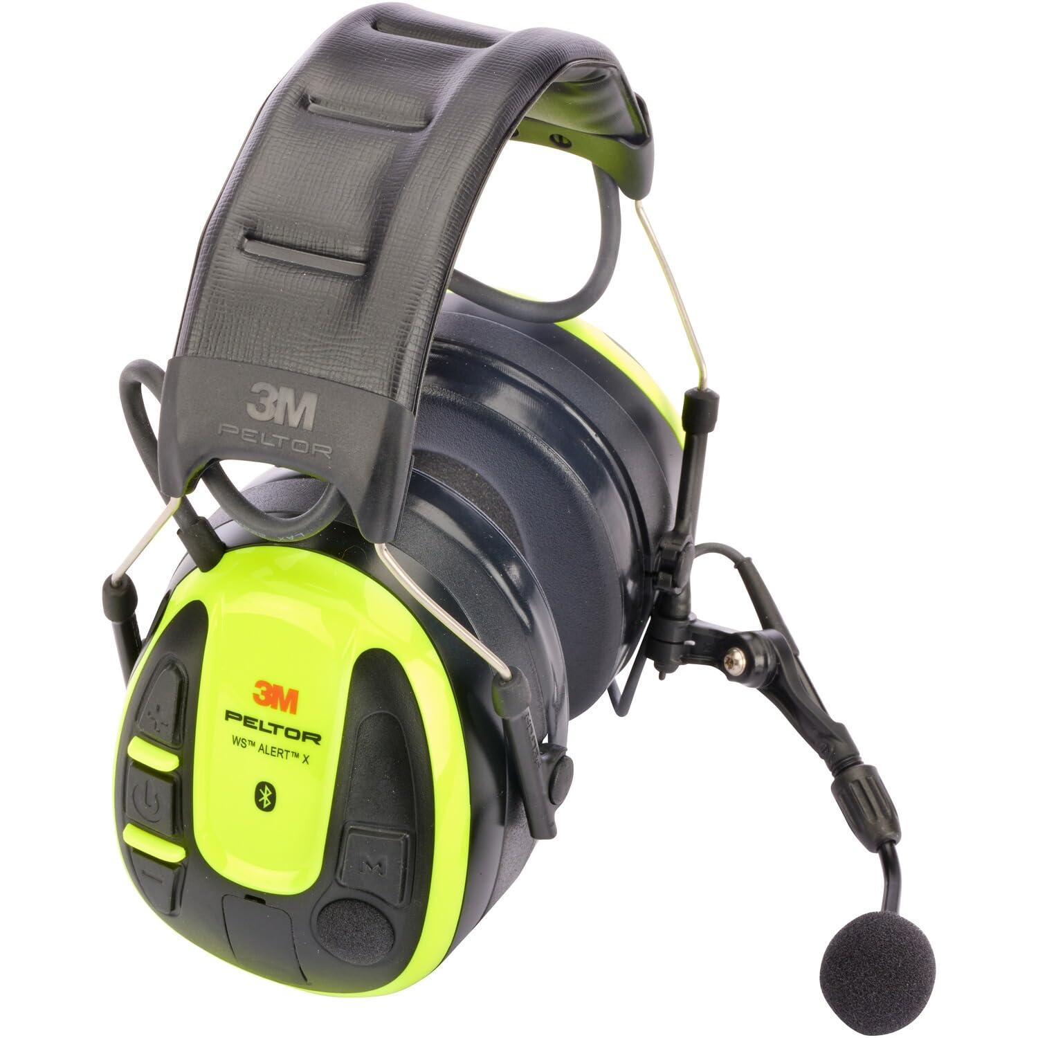 3M Peltor WS ALERT X MRX21A4WS6 Electronic Earmuff Hearing Protection Headset - 30 dB Noise Reduction, Communication Headgear for Shooting Range, Construction & Industrial Safety Use
