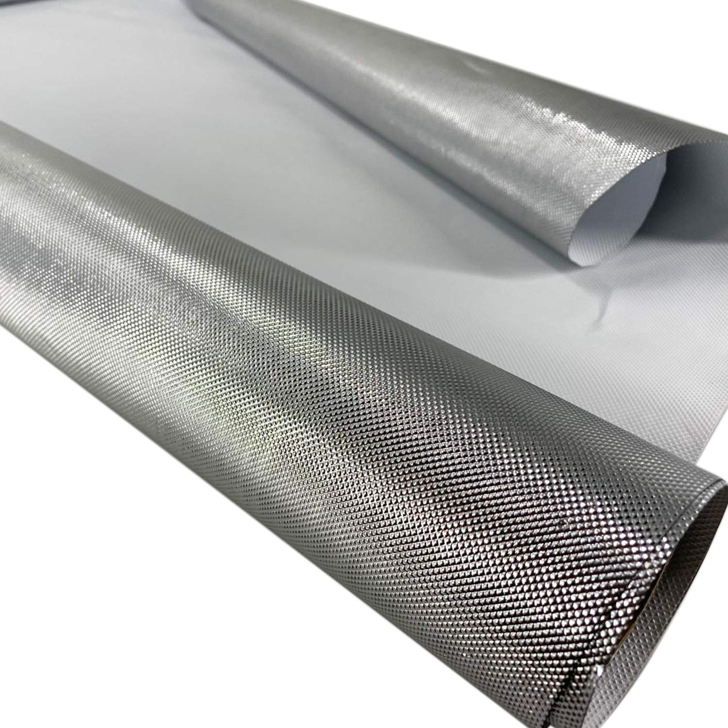 HFS(R) 6Mil Diamond Reflective Film Foil Roll - 4ft x 100ft - High Reflectivity Grow Room & Greenhouse Covering for Enhanced Plant Growth - Perfect for Hydroponics, Indoor Gardening, and Light Optimization