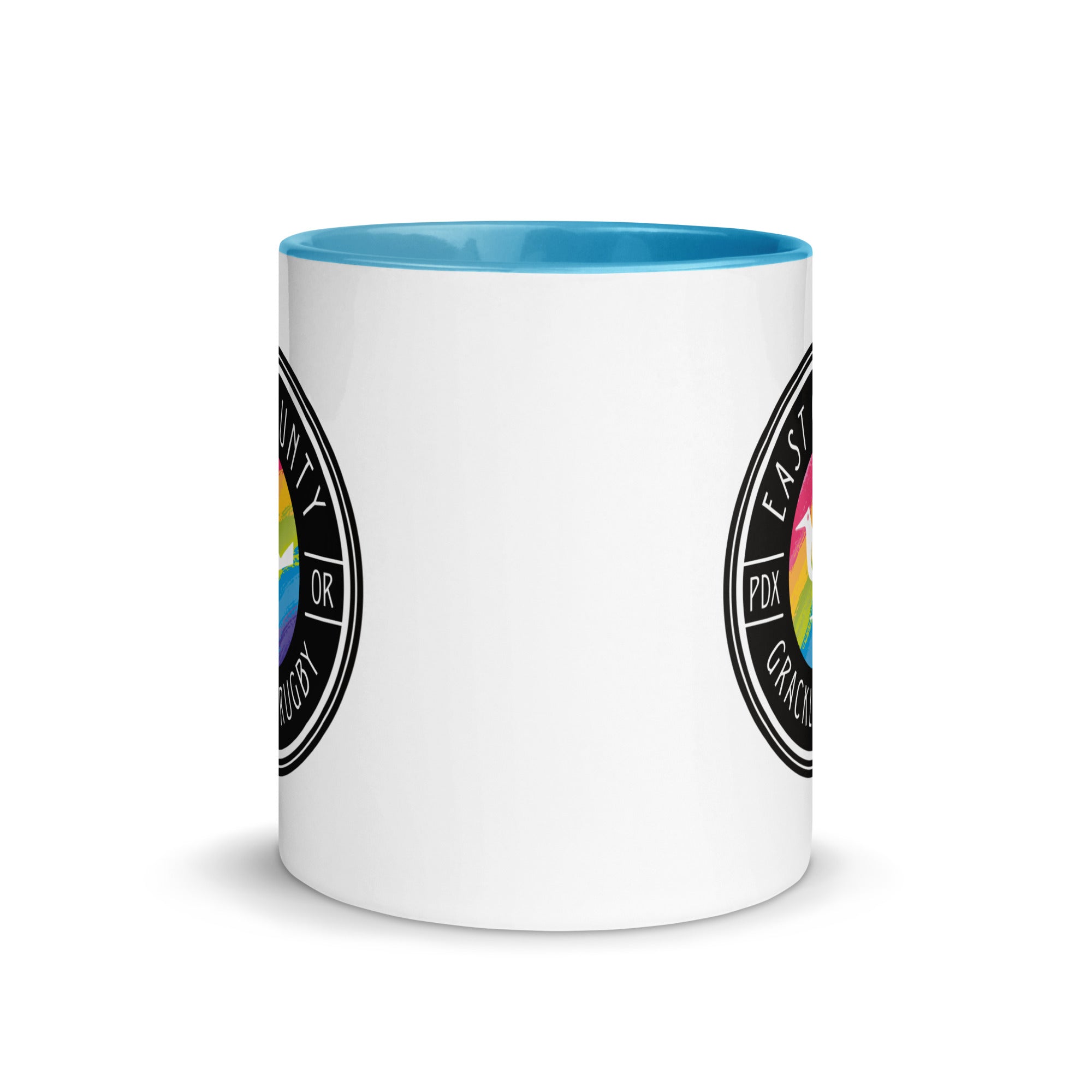 East Co. Grackles Coffee Mug - 12oz Ceramic Travel Mug with Lid, Insulated & Leak Proof - Perfect for Office, Camping & Commuting