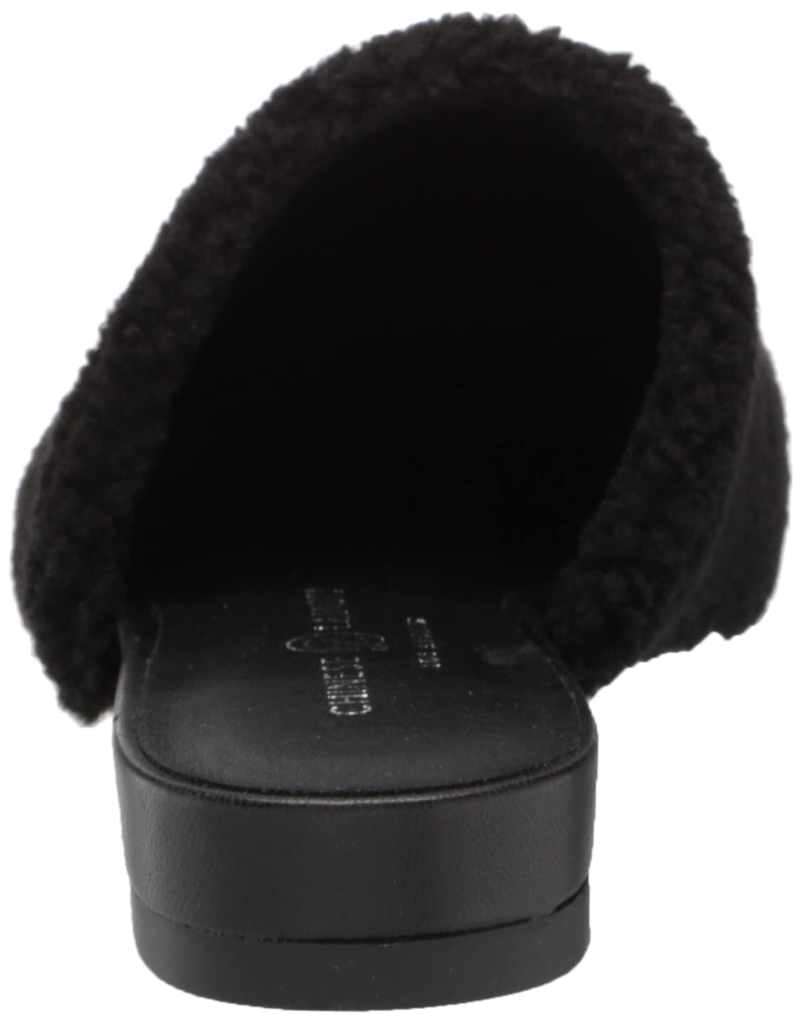 Chinese Laundry Women's Hideout Flu Fleece Mule Slippers - Cozy Indoor/Outdoor House Shoes for Winter Comfort & Relaxation at Home