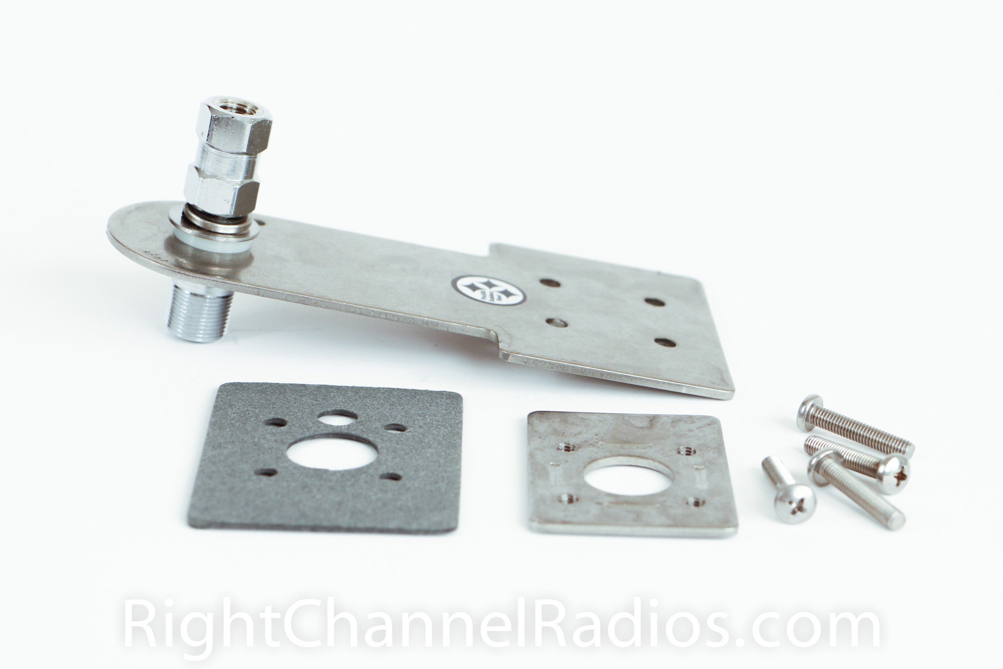 Heavy Duty CB Antenna Mount for Truck Stake Holes - Secure & Adjustable Radio Antenna Bracket - Perfect for Off-Roading, Camping & Long Haul Trucking