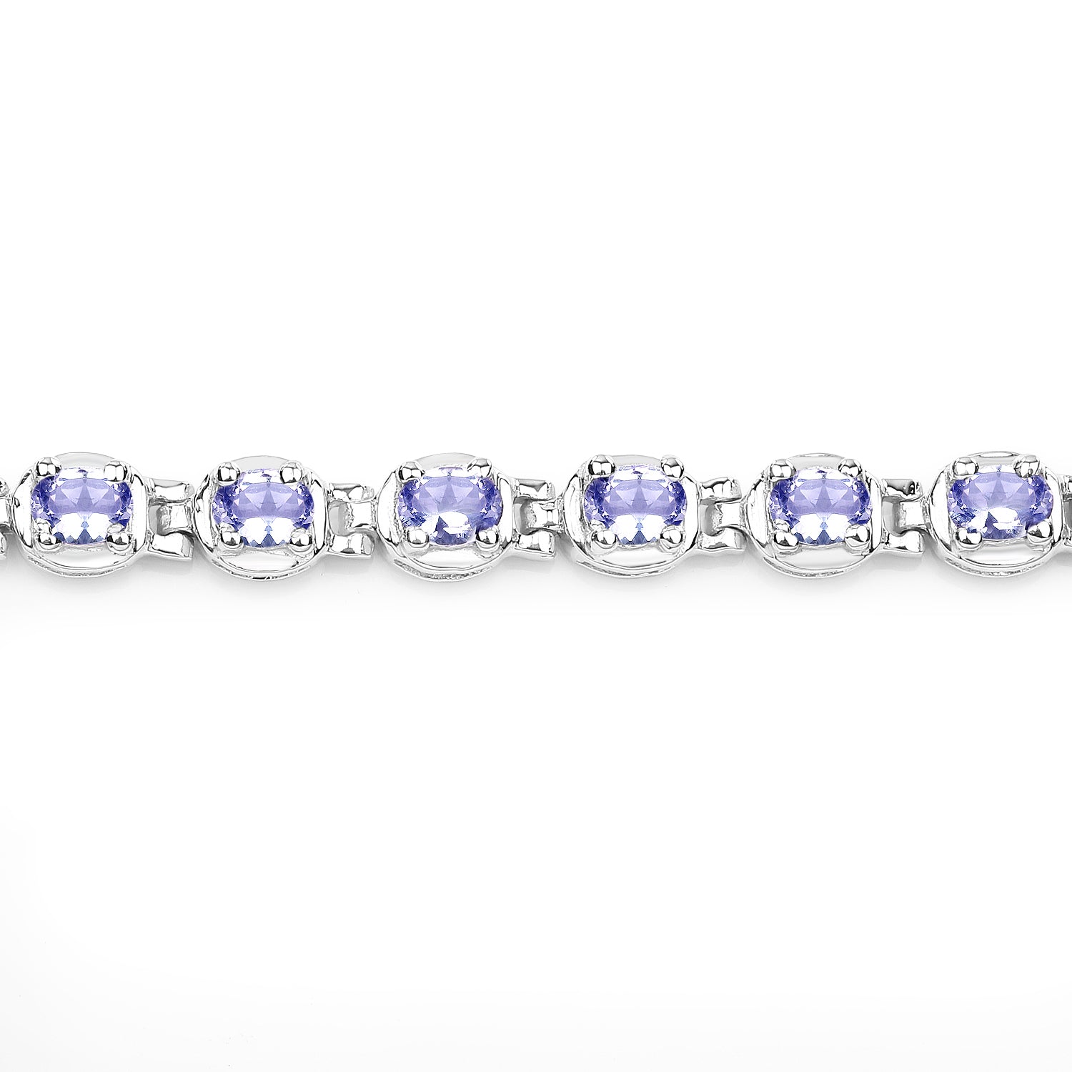 Genuine Tanzanite Tennis Silver Bracelet for Women | Elegant Sterling Silver Jewelry Gift for Her | Perfect for Weddings, Anniversaries & Special Occasions