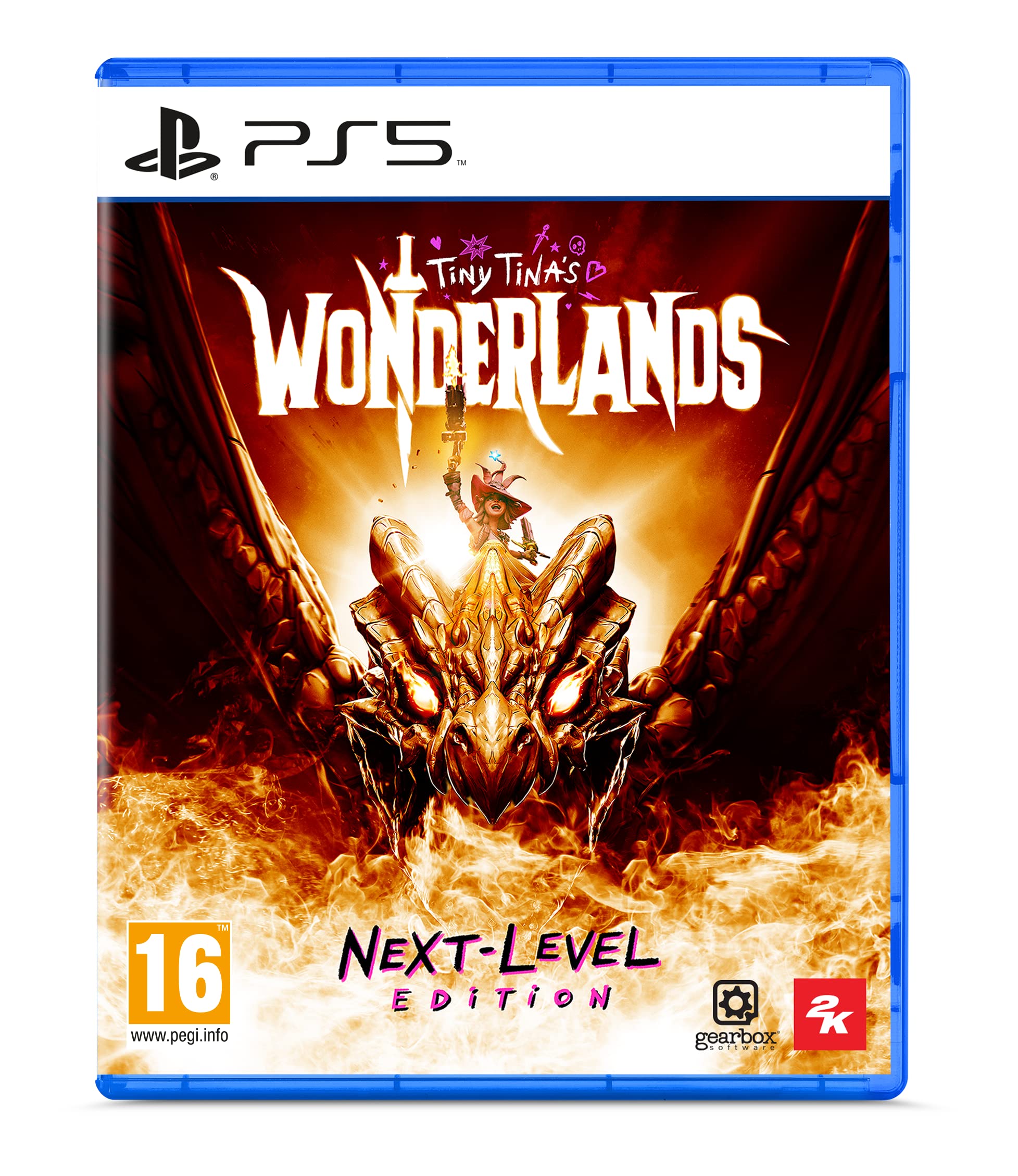 Tiny Tina's Wonderlands: Next Level Edition for PS5 - Epic Fantasy Adventure Game with Enhanced Graphics & Exclusive Content | Perfect for RPG Fans & Multiplayer Gaming Sessions