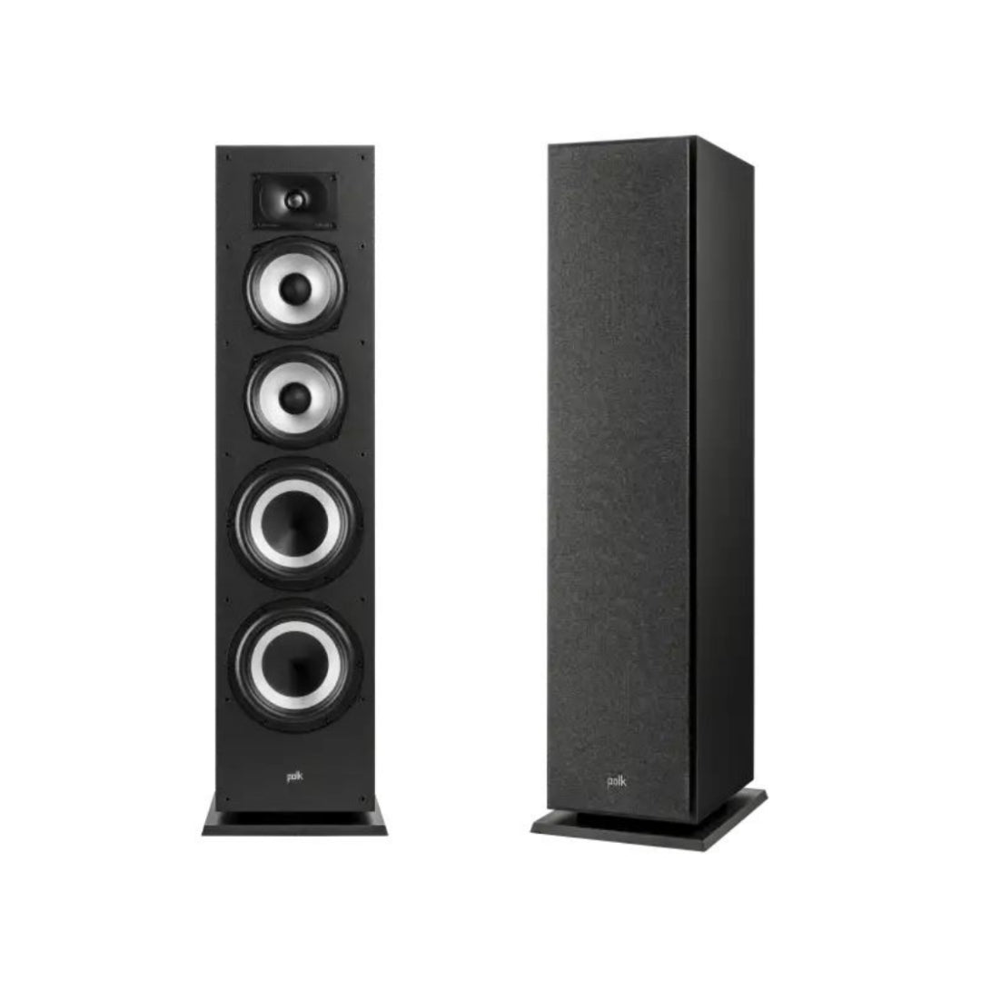Polk Monitor XT70 Bookshelf Speakers & XT12 Powered Subwoofer - Premium Home Theater Audio System for Movies, Music & Gaming