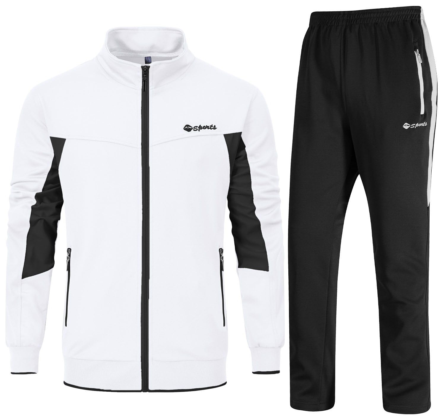 Rdruko Men's 2-Piece Tracksuit Set - Athletic Jogging Gym Activewear Sweatsuit for Running & Workout | Perfect for Gym, Training & Casual Wear