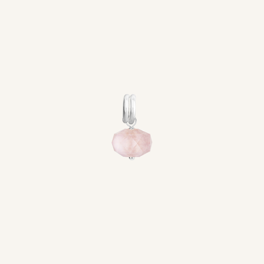 Opulent Morganite Charm - Stone of Joy & Love | Elegant Jewelry for Weddings, Anniversaries & Special Occasions