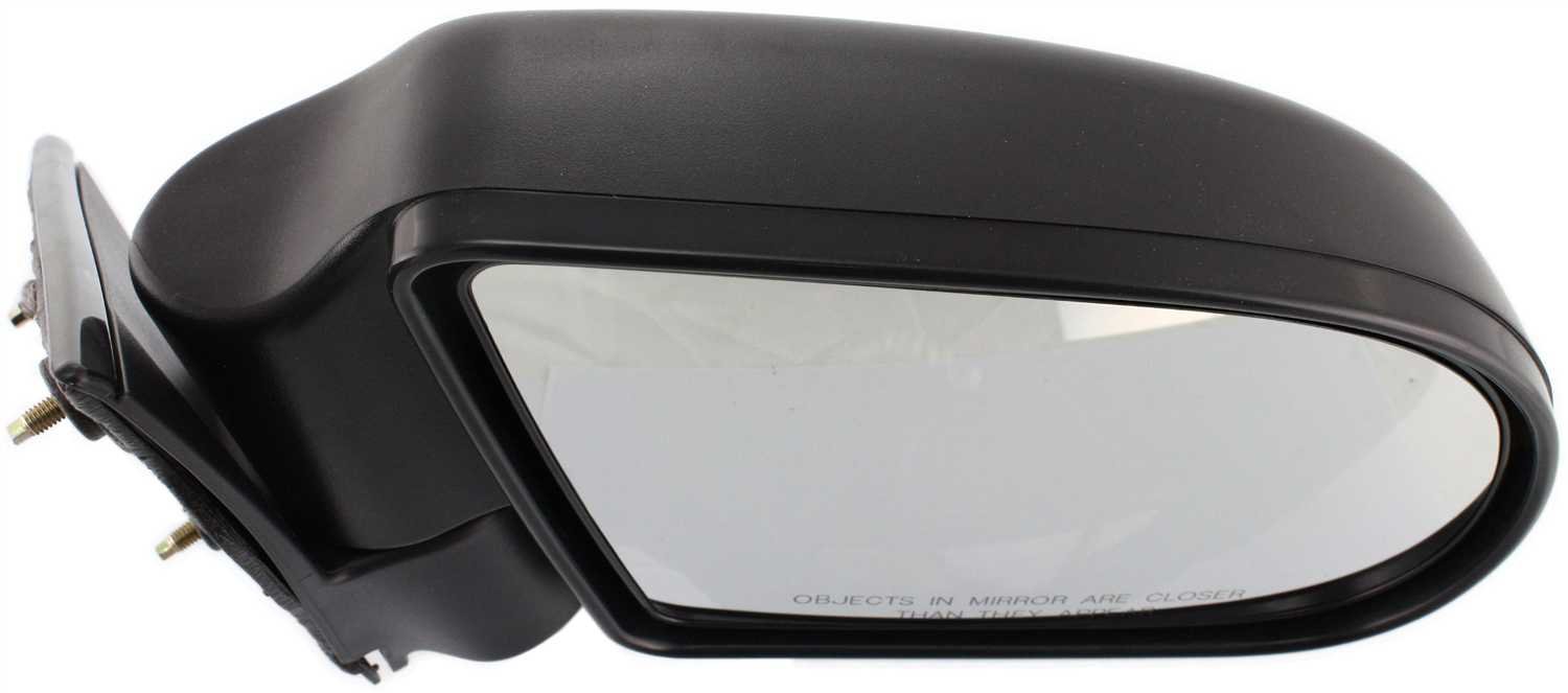 Kool Vue Non-Electric Side Mirrors for 1999-2004 Chevrolet S10 & GMC Sonoma - Textured Black Manual Replacement Mirrors (Driver & Passenger Side) - Perfect for Off-Roading, Daily Commuting & Truck Restoration Projects