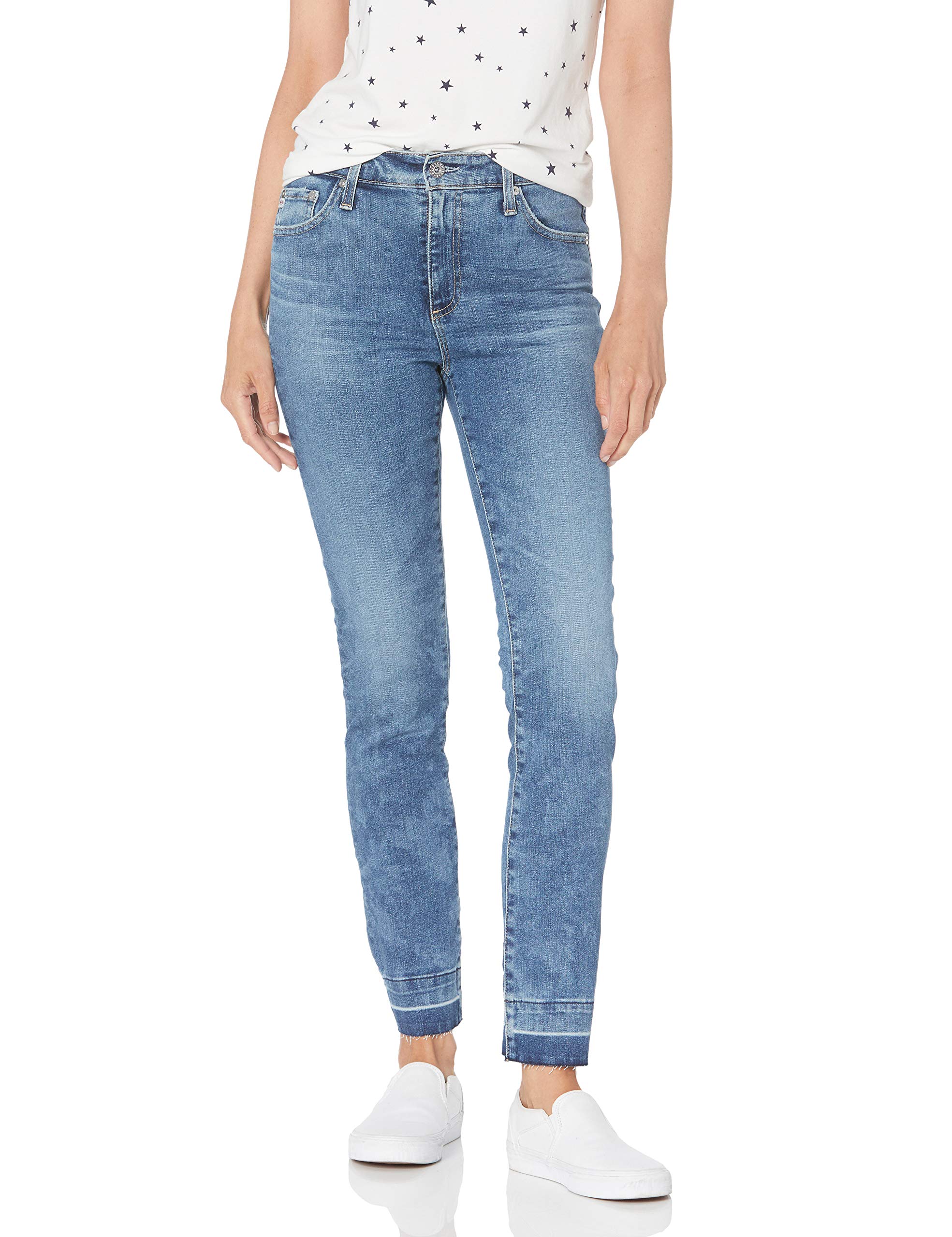AG Adriano Goldschmied Women's Mari High-Rise Skinny Jeans - Stretch Denim Pants for Casual Wear & Night Out