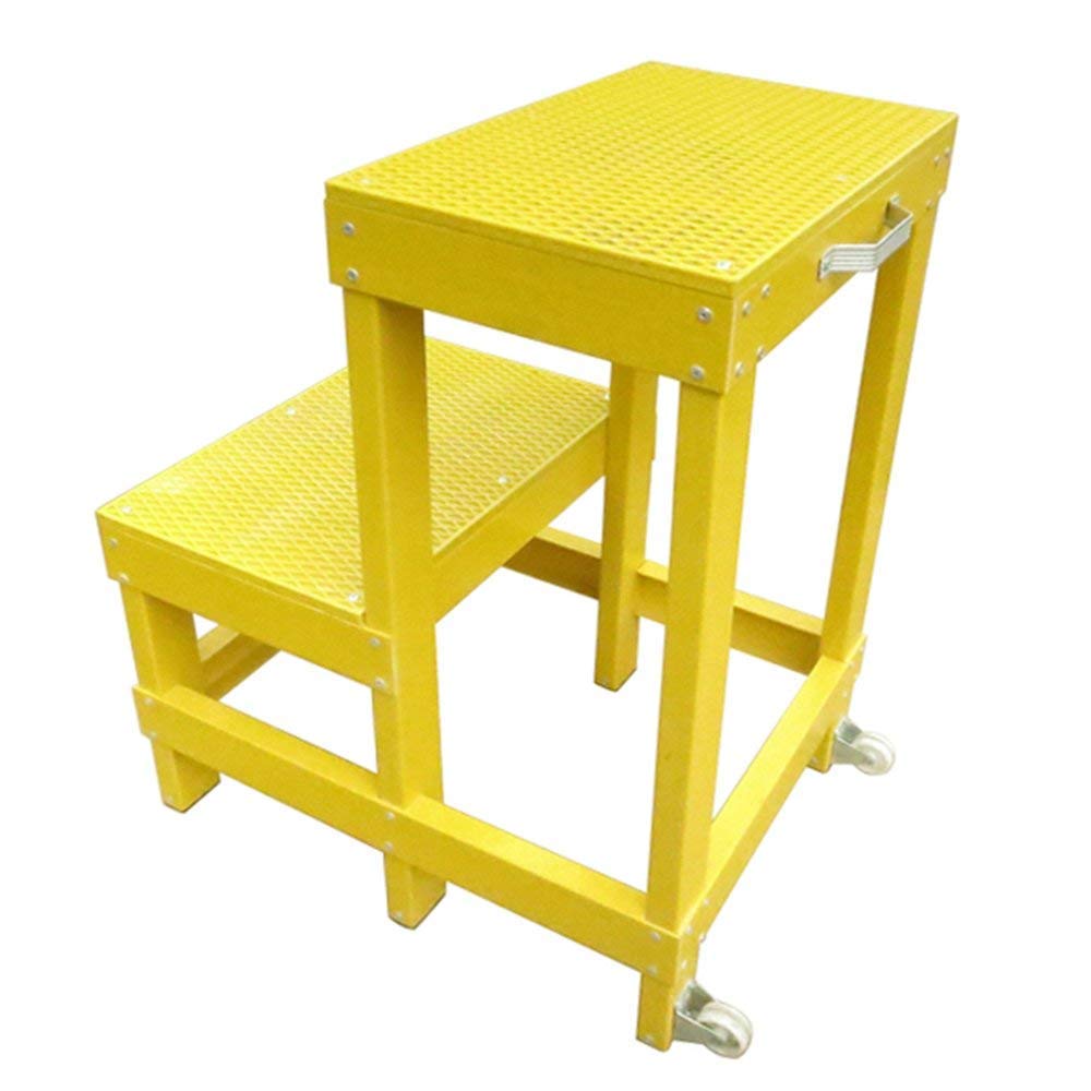 Portable Folding Ladder Bench - 60x40x80CM Multi-Functional Step Stool with Wheels for Indoor & Outdoor Use | Perfect for Gardening, Home Storage, and DIY Projects