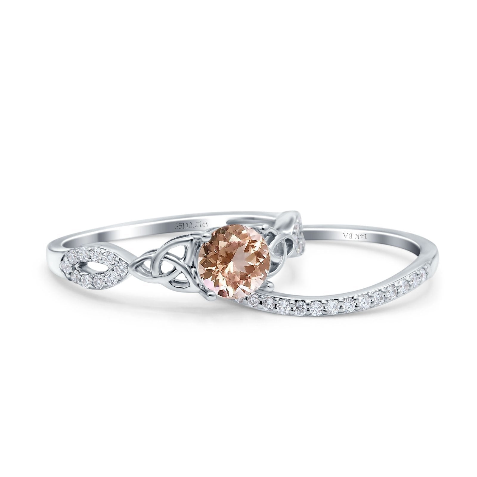 14K Gold 1.05ct Round 6mm G SI Diamond Engagement Ring for Women - Perfect Bridal Wedding Band, Anniversary Gift & Proposal Jewelry (Ideal for Everyday Wear & Special Occasions)