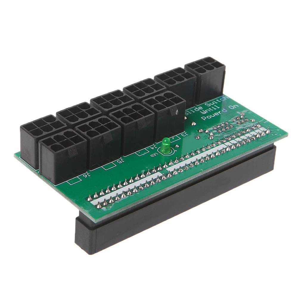 6+2Pin PCIe Power Breakout Adapter Board for Server Computer & GPU - High Efficiency Power Converter with Stable Voltage Output - Perfect for Mining Rigs, Gaming PCs & Data Centers