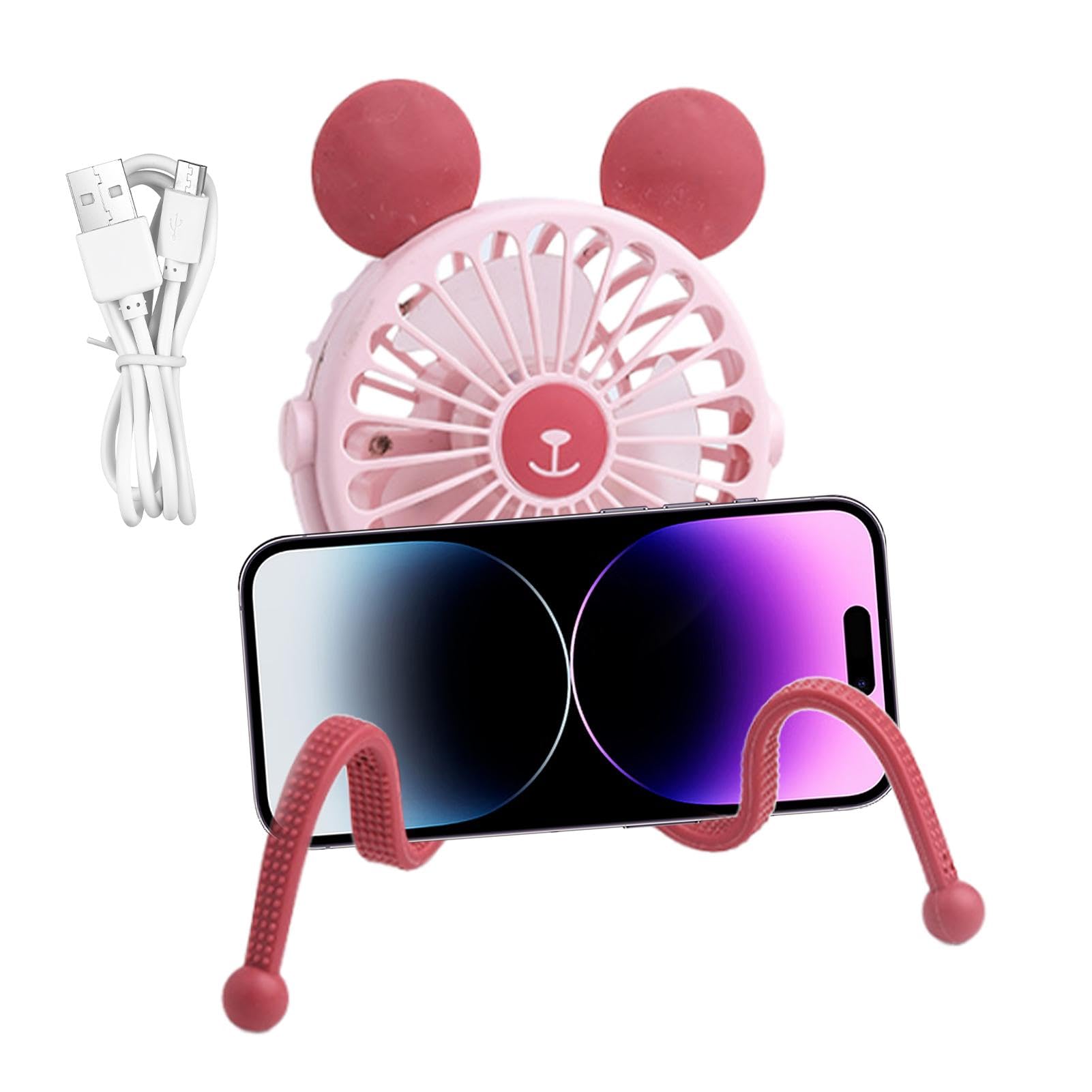Octopus Stroller Fan - Portable Electric Cart Fan with Silent Operation for Baby Strollers, Shopping Carts & Beds | Perfect for Outdoor Walks, Grocery Trips & Nursery Comfort