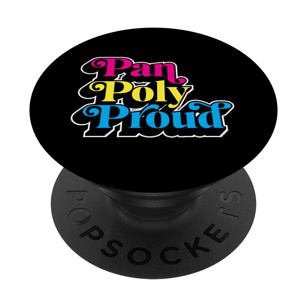 Pansexual & Polysexual Pride Flag PopSockets - Swappable PopGrip for Phones - Show Your LGBTQ+ Pride at Parades, Home Decor & Daily Use