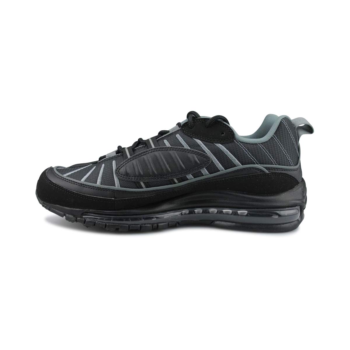 Nike Air Max 98 Men's Running & Casual Sneakers - Black/White (Ci3693-002) - Size 12 | Comfortable Athletic Shoes for Jogging, Gym Workouts & Everyday Wear