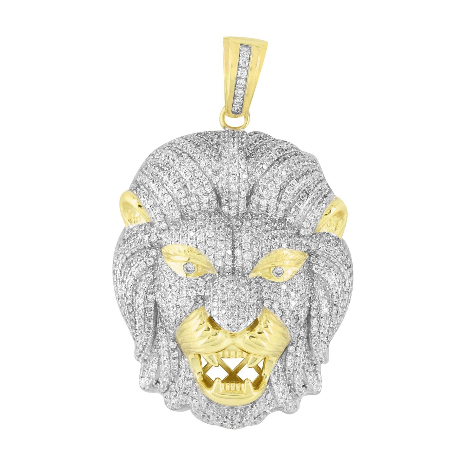 Men's Lion Head Pendant Necklace - 925 Sterling Silver Jewelry for Men - Perfect for Gifts, Everyday Wear & Special Occasions