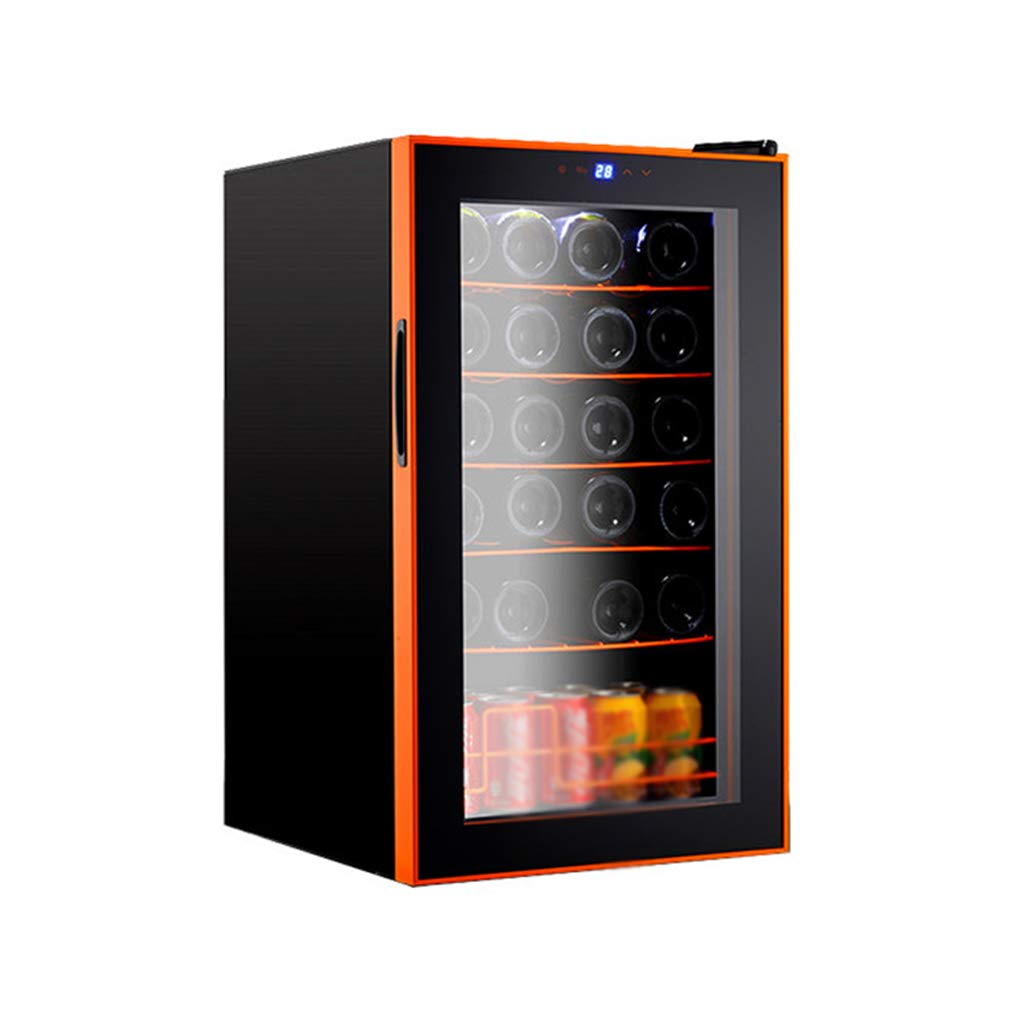 Hanzeni Dual Zone Wine and Beverage Cooler - Freestanding Mini Fridge for Red & White Wine with Quick Cooling & Silent Operation - Perfect for Home, Office, or Restaurant Wine Storage