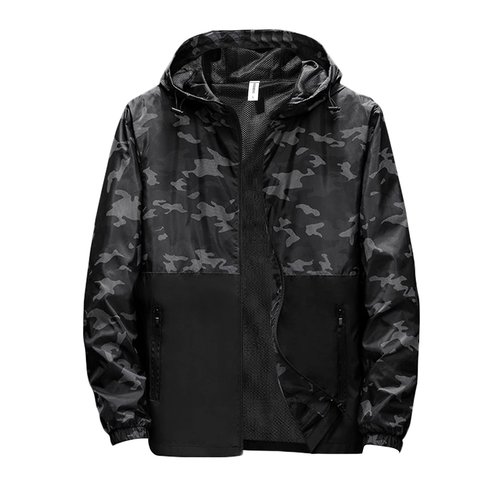 Men's Lightweight Sweater Jacket - Duffle Coat & Summer Blazer with Hood | Windproof Outerwear for Casual Wear, Office & Outdoor Activities