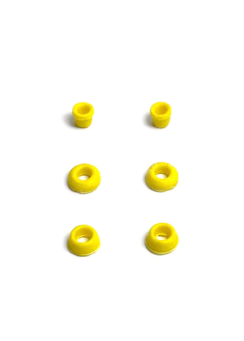 Yellowood Extra Soft Skateboard Bushings - High Performance Cushioning for Smooth Rides & Precise Turns - Perfect for Cruising, Street Skating & Longboard Carving