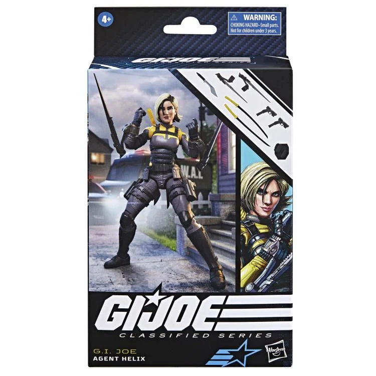 G.I. Joe Classified Series Agent Helix Action Figure - 6-Inch Collectible Toy with Accessories for Display & Play | Perfect for Fans, Collectors & Gift Giving