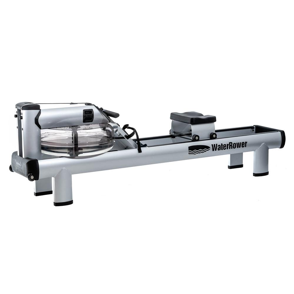 Premium WaterRower M1 HiRise Home Rowing Machine - Quiet Water Resistance Exercise Equipment for Full-Body Workout, Perfect for Home Gym, Cardio Training & Low-Impact Fitness