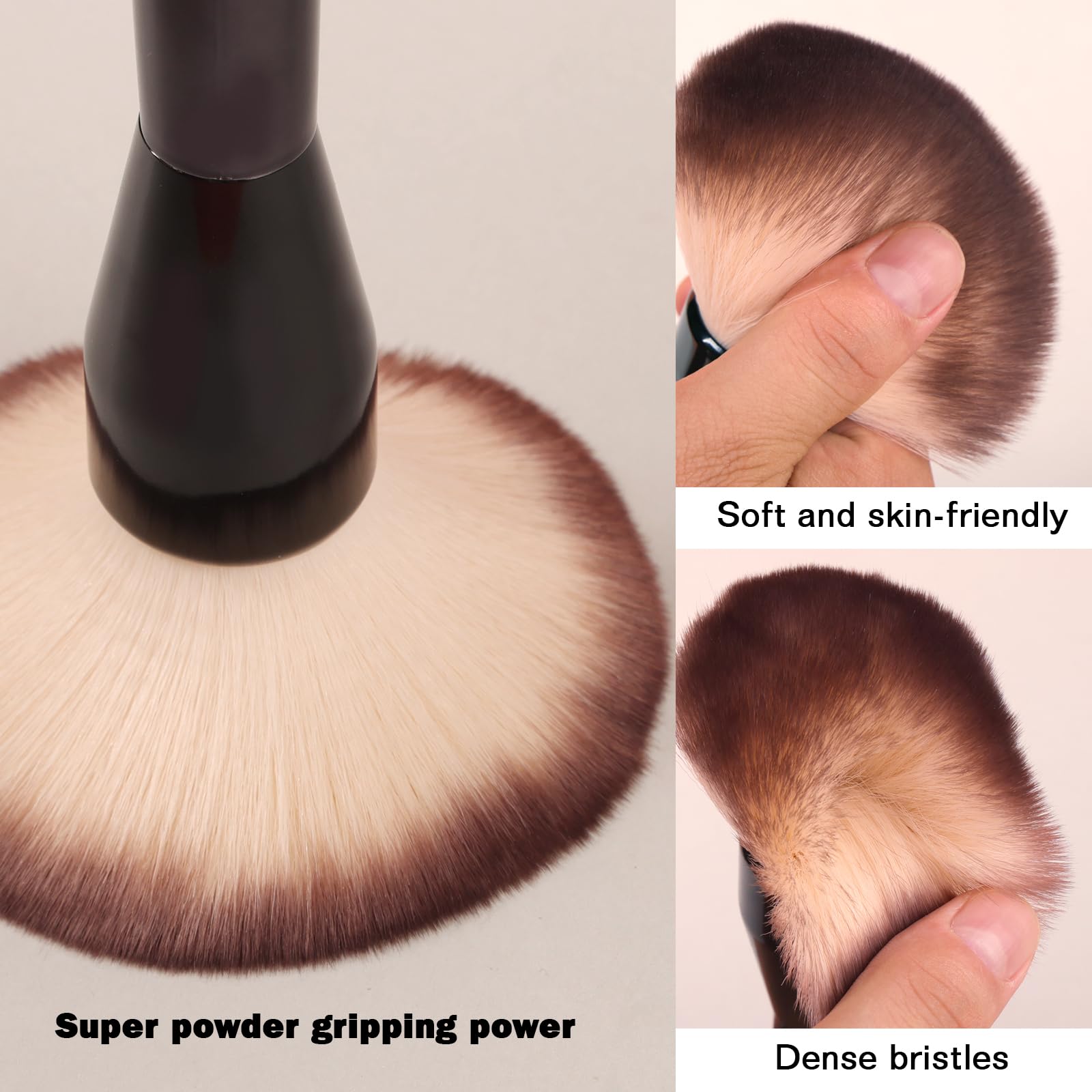 Large Flawless Makeup Brush Set - Foundation & Powder Brush for Blending
