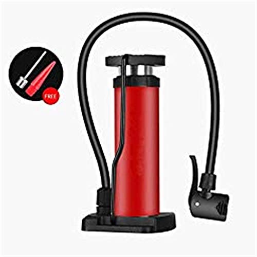 **MACHSWON Portable Mini Bike Pump - Hand & Foot Activated Bicycle Tire Pump with Presta & Schrader Valves - for Road Bikes, Mountain Bikes, Balls & Balloons - Perfect for Cycling, Camping & Emergency Tire Inflation**