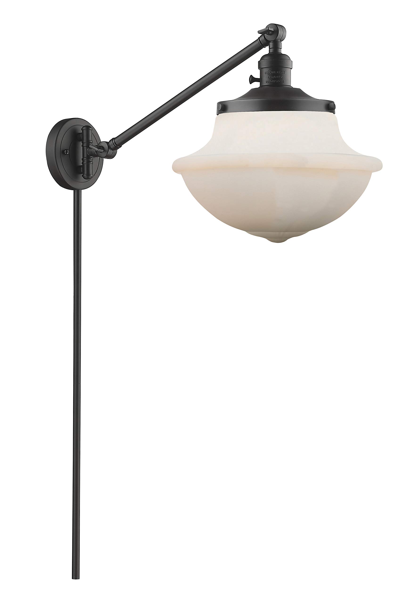 Franklin Restoration Collection 237-OB-G541-LED Swing Arm Desk Lamp with Adjustable LED Lighting - Perfect for Home Office, Study, Reading & Bedside Use