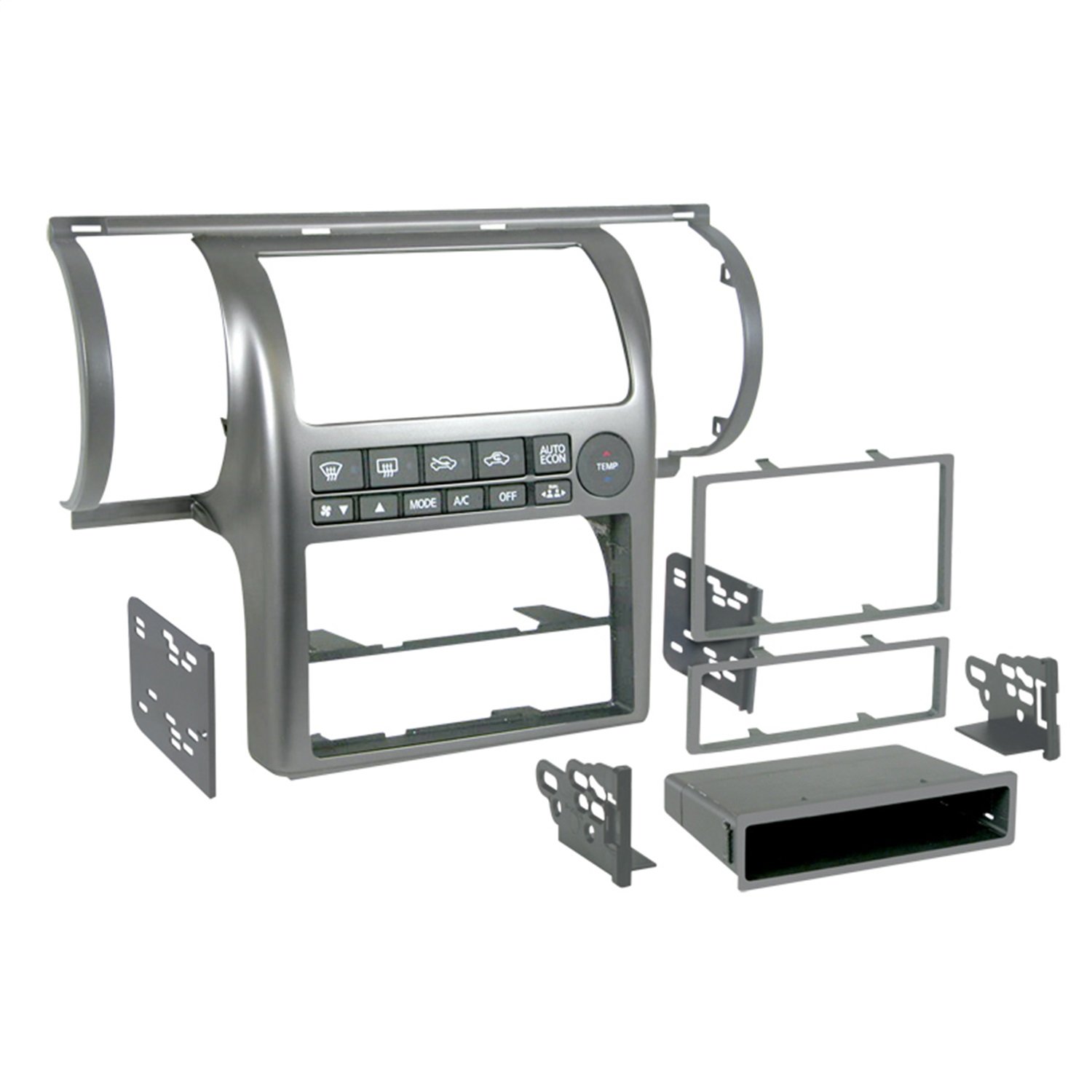 Metra Electronics 99-7604 Single/Double DIN Car Stereo Installation Kit - Compatible with 2003-2004 Infiniti G35 | Perfect for Aftermarket Radio Upgrade & Seamless Dashboard Integration