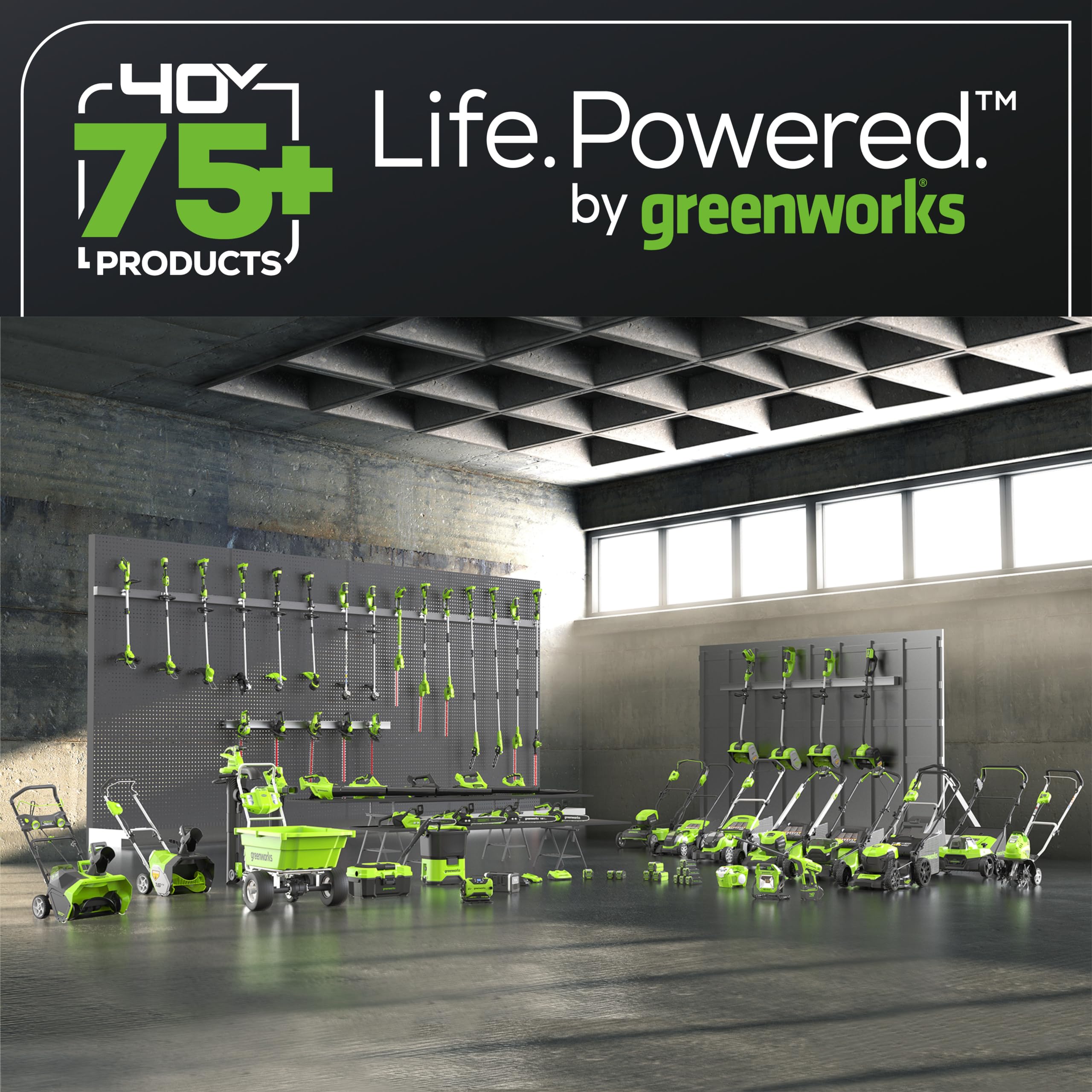 Greenworks 40V 13-Inch Cordless String Trimmer & Edger with Leaf Blower Combo Kit - Includes 2.0Ah Battery, Charger & 3 Bonus Spools - Perfect for Lawn Care, Yard Maintenance & Landscaping