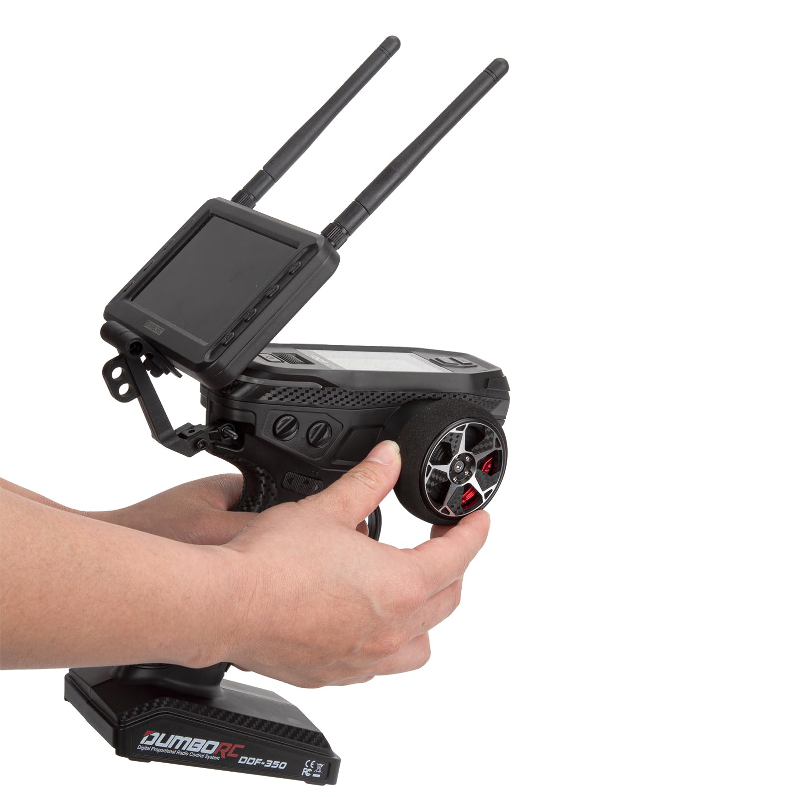 4.3'' FPV Monitor with 5.8Ghz 40CH Wireless LCD Display, 800x480 Resolution & Built-in Battery for RC Cars, Drones, Trucks, Crawlers, Boats - Perfect for FPV Racing, Aerial Photography and Remote Control Hobbies