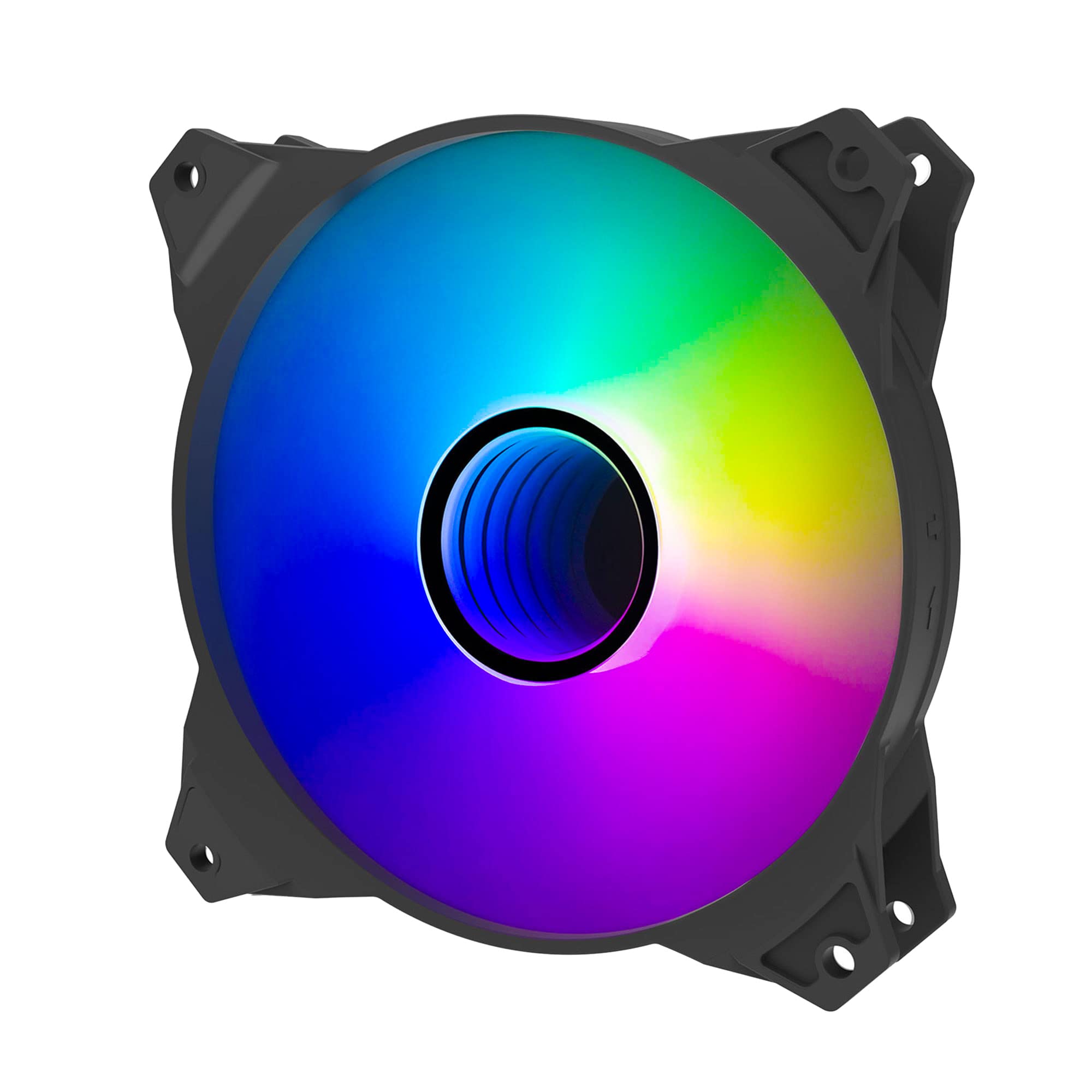 Zalman 120mm Infinity Mirror ARGB PC Case Fans - 3-Pin Addressable RGB, Ultra Silent 1200RPM, 55.2CFM Airflow (120x120x27mm) - Metal Frame, 12V DC, 2.3W - Perfect for Gaming PC Builds & Custom RGB Setups