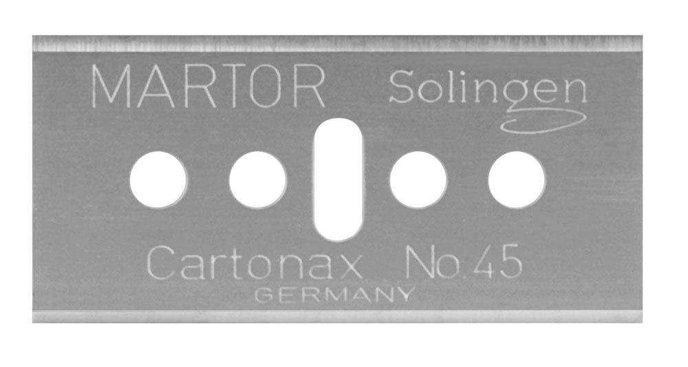 MARTOR Cartonax Blade #45.60 - Premium Utility Knife Blades (100-Pack) - Ideal for Packaging, Shipping, and Crafting Projects