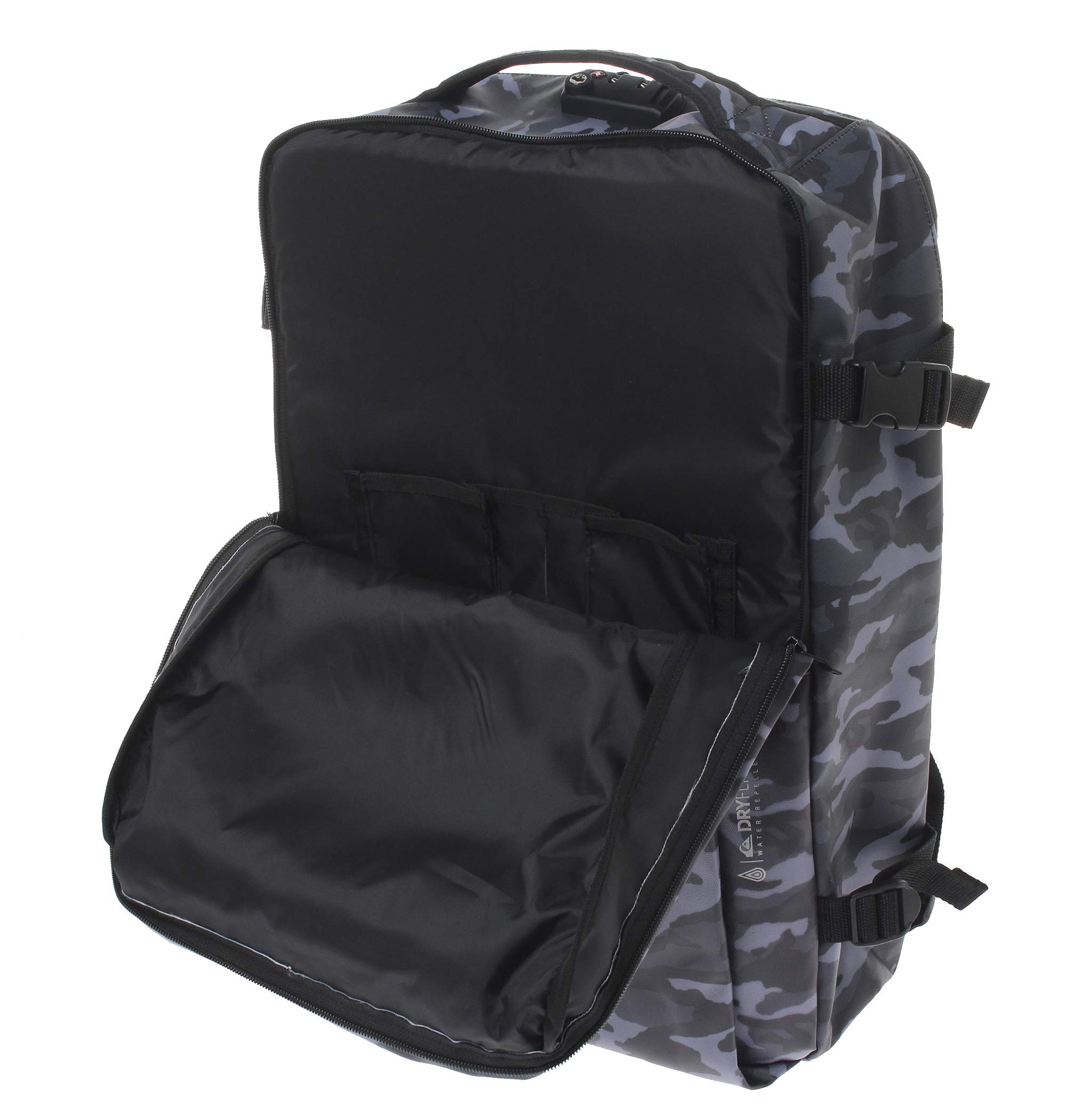 Quiksilver Block BP Top Model Men's Camera Backpack - Durable & Stylish Hiking, Travel & Photography Backpack for Outdoor Adventures