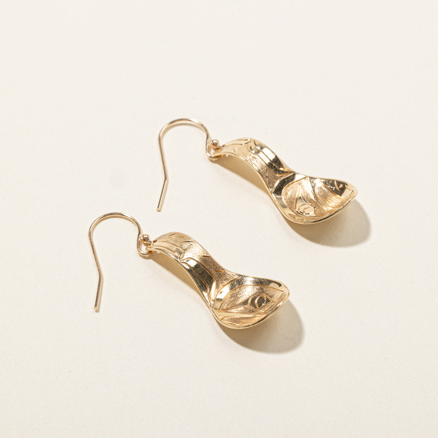 Handmade Indigenous Art Spoon Dangle Earrings – Unique Tribal Jewelry for Women, Boho Chic Accessories for Parties & Festivals