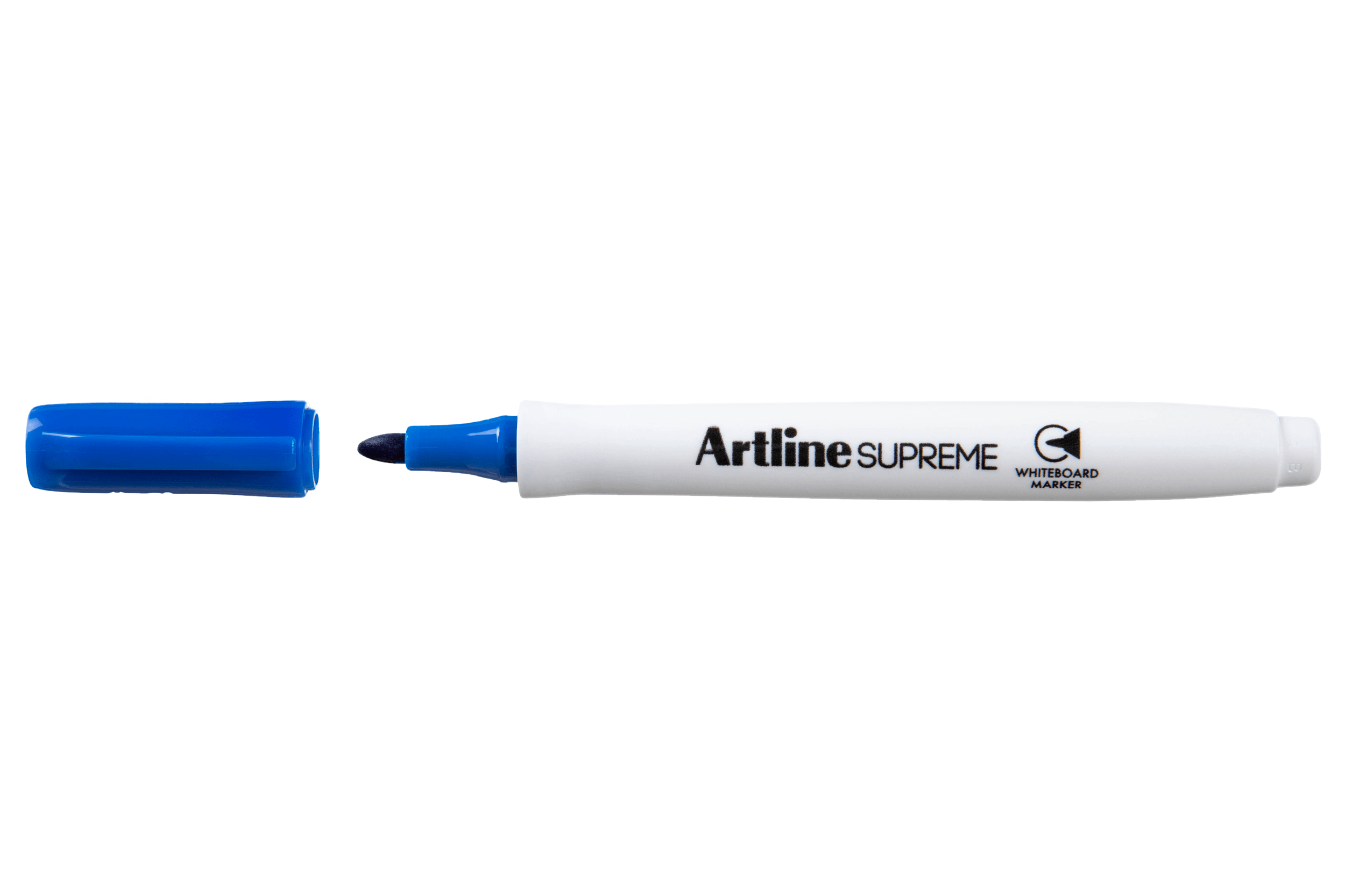 Artline Supreme Whiteboard Marker 1.5mm Bullet Tip - Pack of 12 Blue Dry Erase Markers for Office, Classroom & Home Use