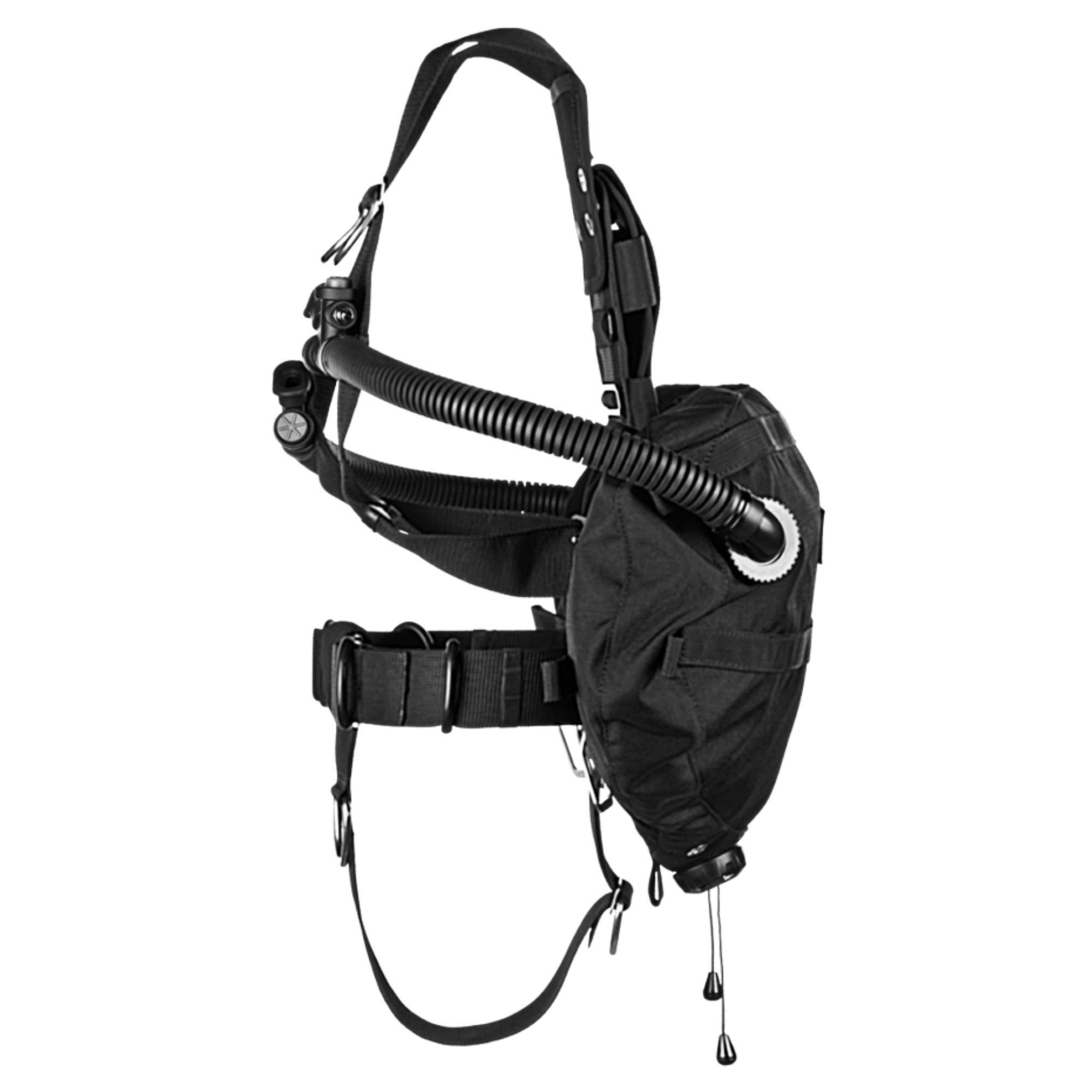 XDEEP Stealth 2.0 Classic Redundant Bladder System - Black | Professional Scuba Diving BCD for Safety & Comfort | Perfect for Deep Diving, Technical Diving & Underwater Exploration