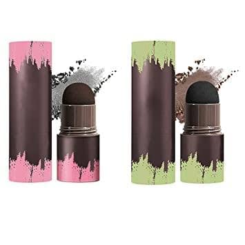Glowhouse Hair Line Root Touch Up & Eyebrow Powder Stick - 3.5g Brown | Quick Root Concealer & Brow Filler for Gray Coverage & Natural-Looking Brows | Perfect for Daily Use, Travel & On-The-Go Touch Ups