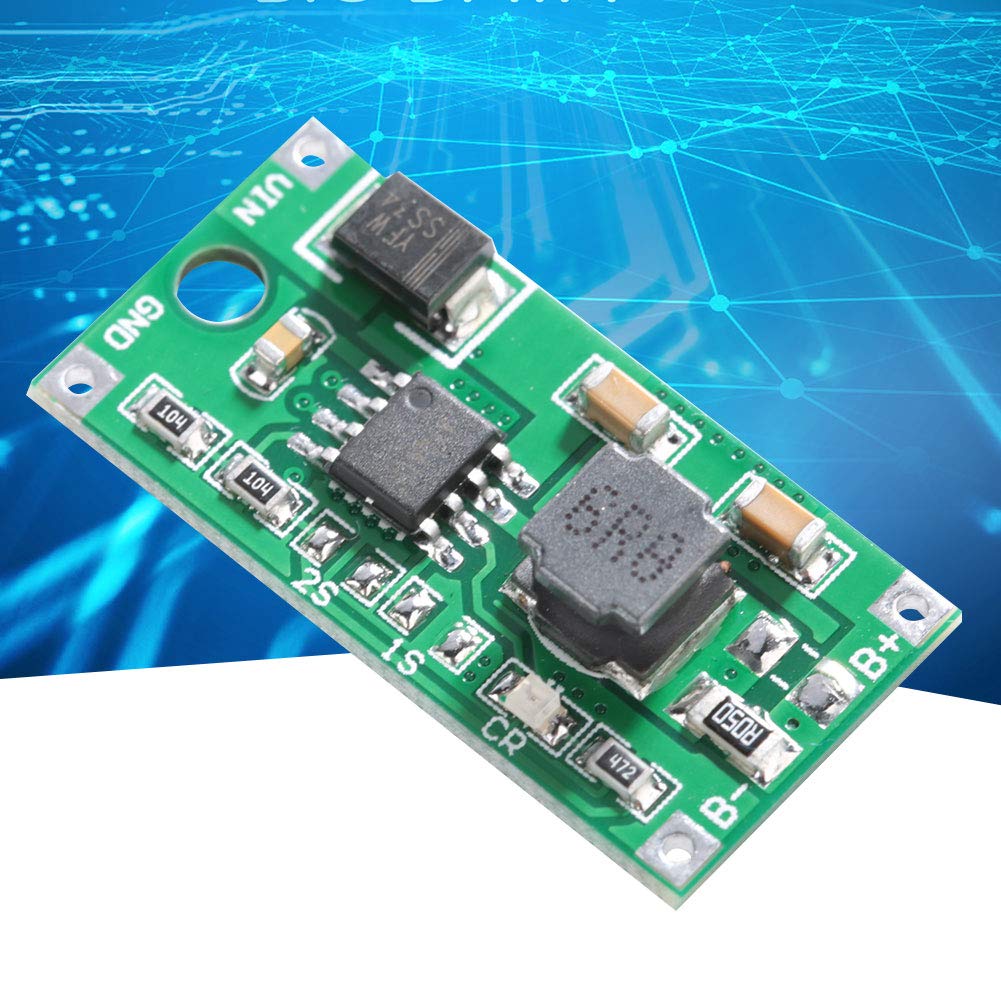 2S-05A Multi-Cell Li-Ion Battery Charger Module with Voltage Stabilizer - Solar Charging for Portable Devices, DIY Projects & Emergency Power Supply