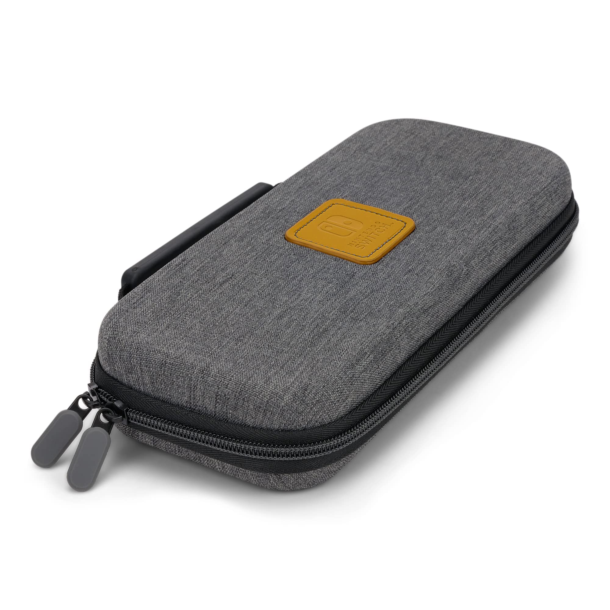PowerA Protective Case for Nintendo Switch OLED, Switch & Switch Lite - Durable Charcoal Cover for Gaming On-The-Go, Travel & Storage