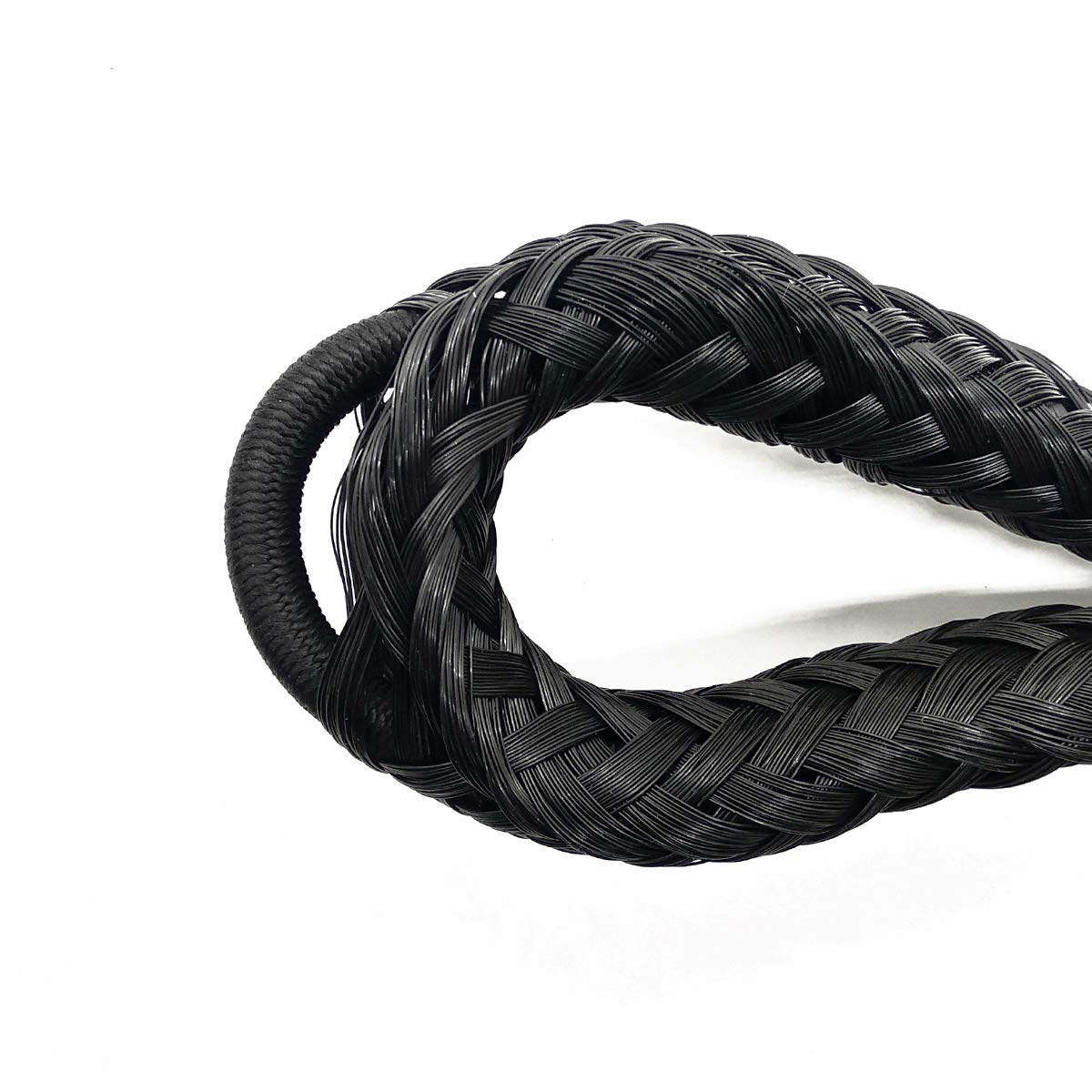 Boat Bungee Dock Lines 4 Pack - Marine Rope for Pontoon & Kayak - Black